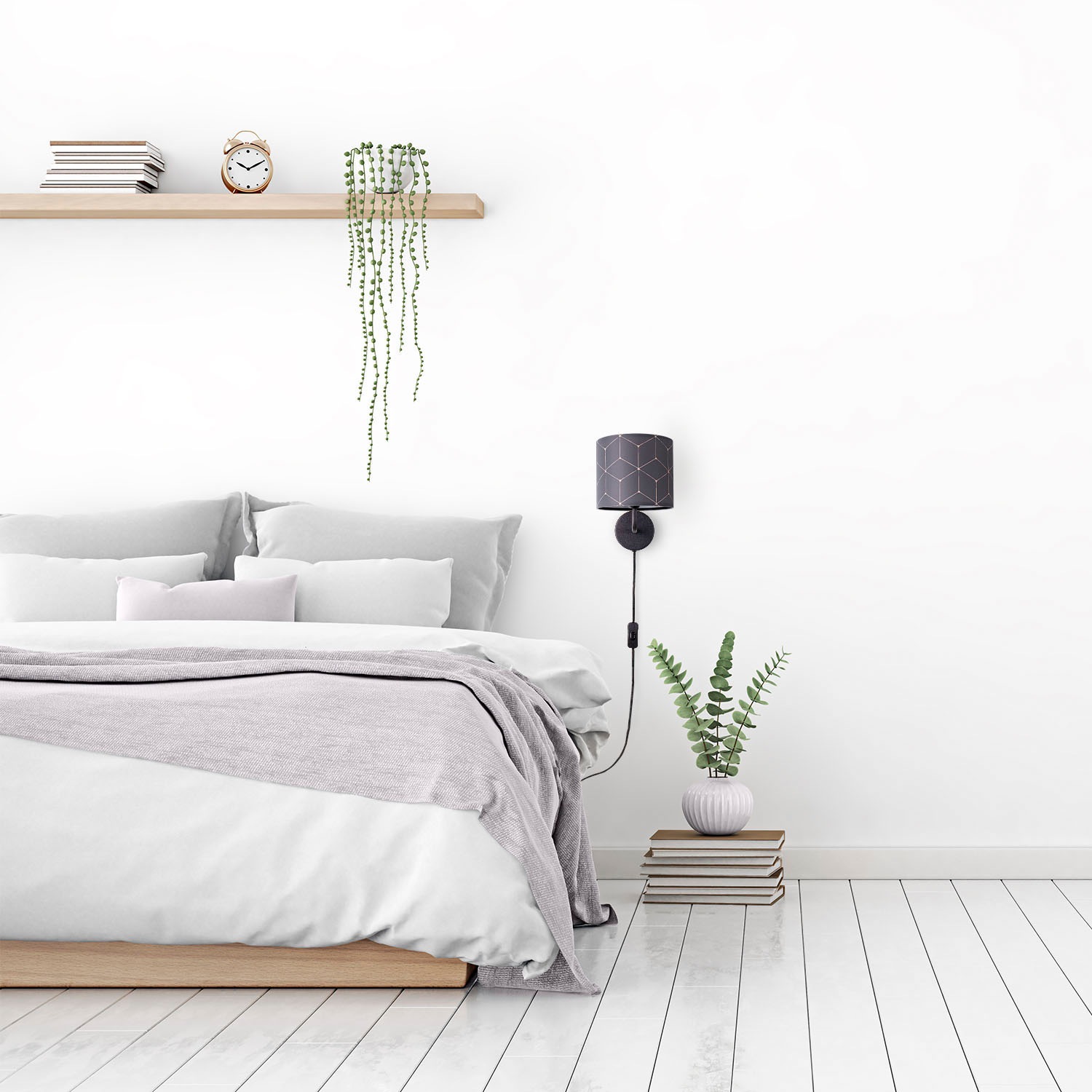 Paco Home Wandleuchte »Luca Cube«, Leuchtmittel E14   ohne Leuchtmittel, Wo günstig online kaufen