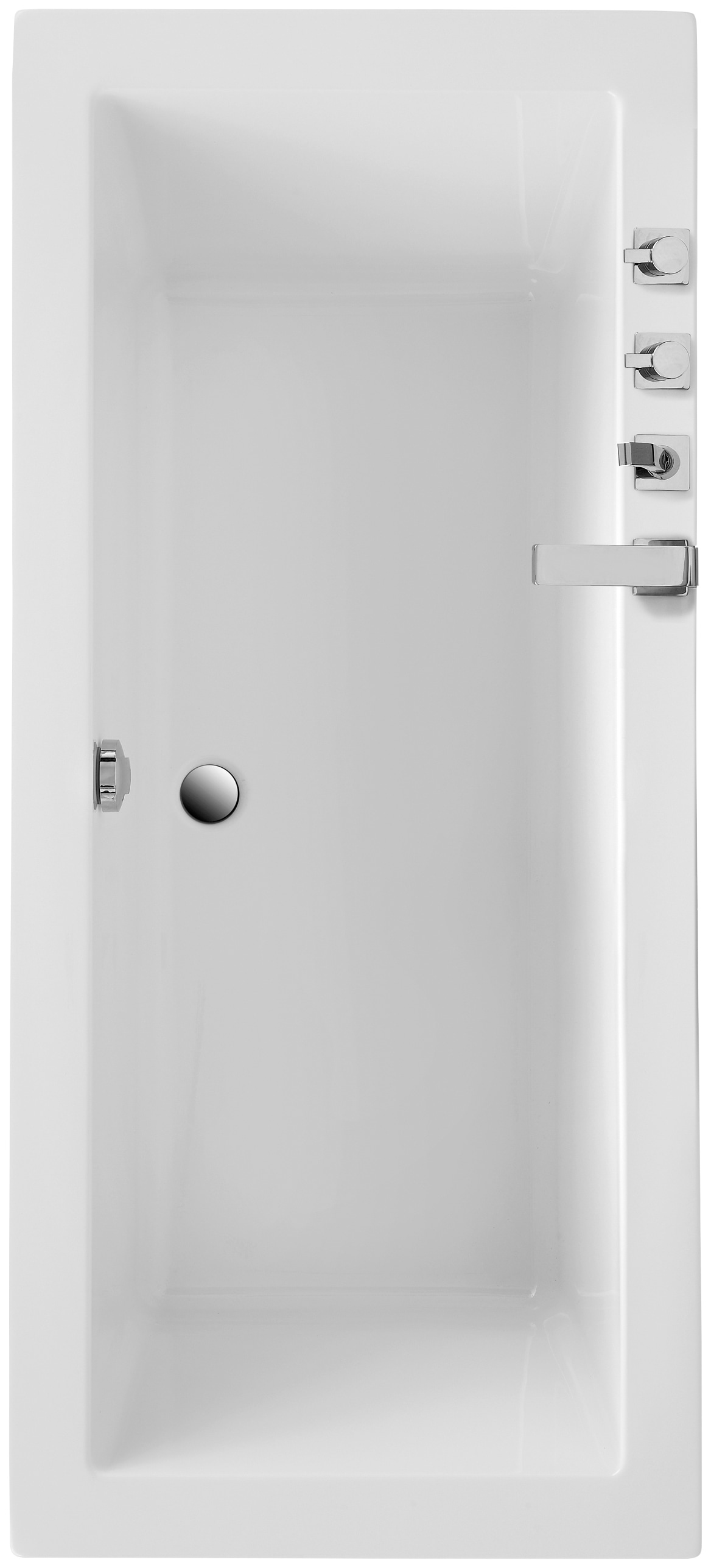 OTTOFOND Wannenarmatur »TQ1000« 1 Stk. tlg. Wanneneinlauf chrom