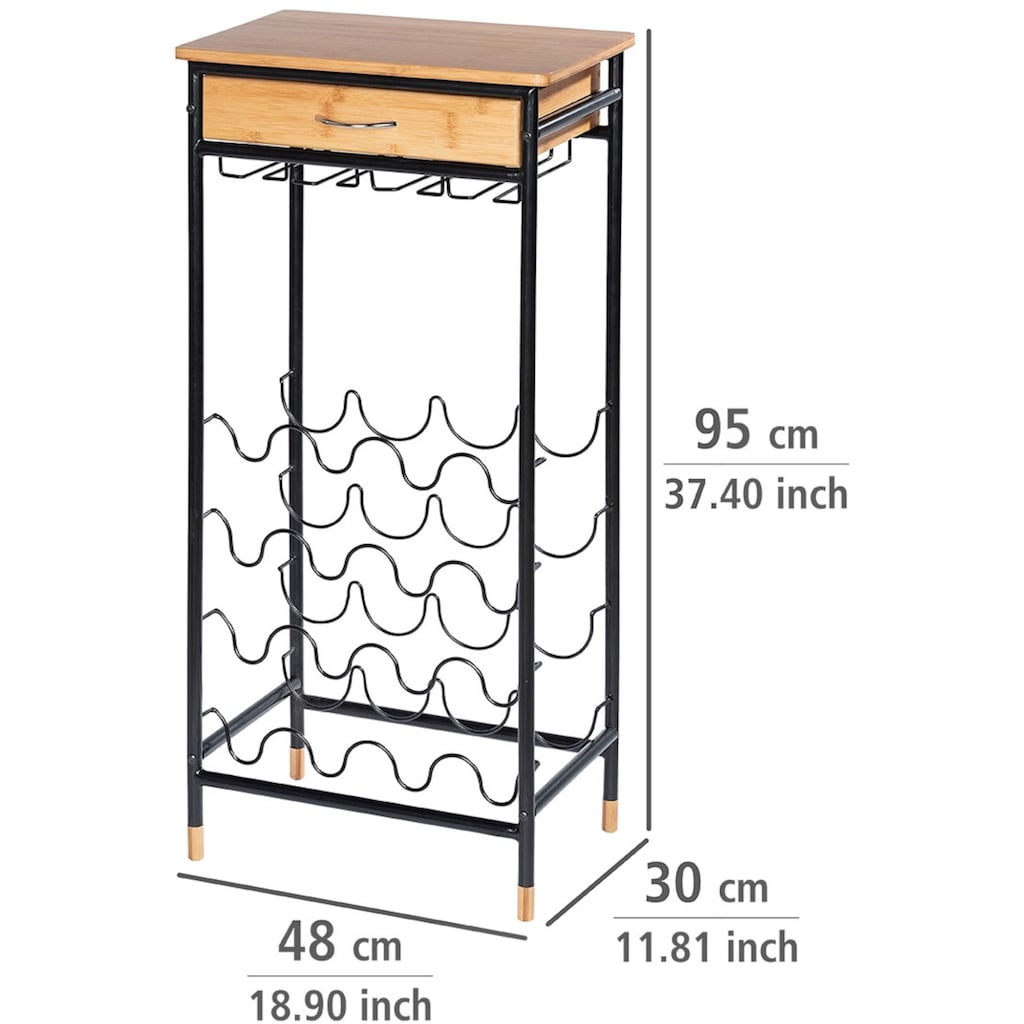 WENKO Weinflaschenhalter »Loft«