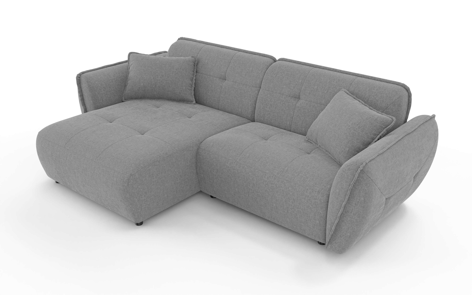 Home affaire Ecksofa »MIRELDA L-Form mit Steppungen, Recamiere rechts/links günstig online kaufen