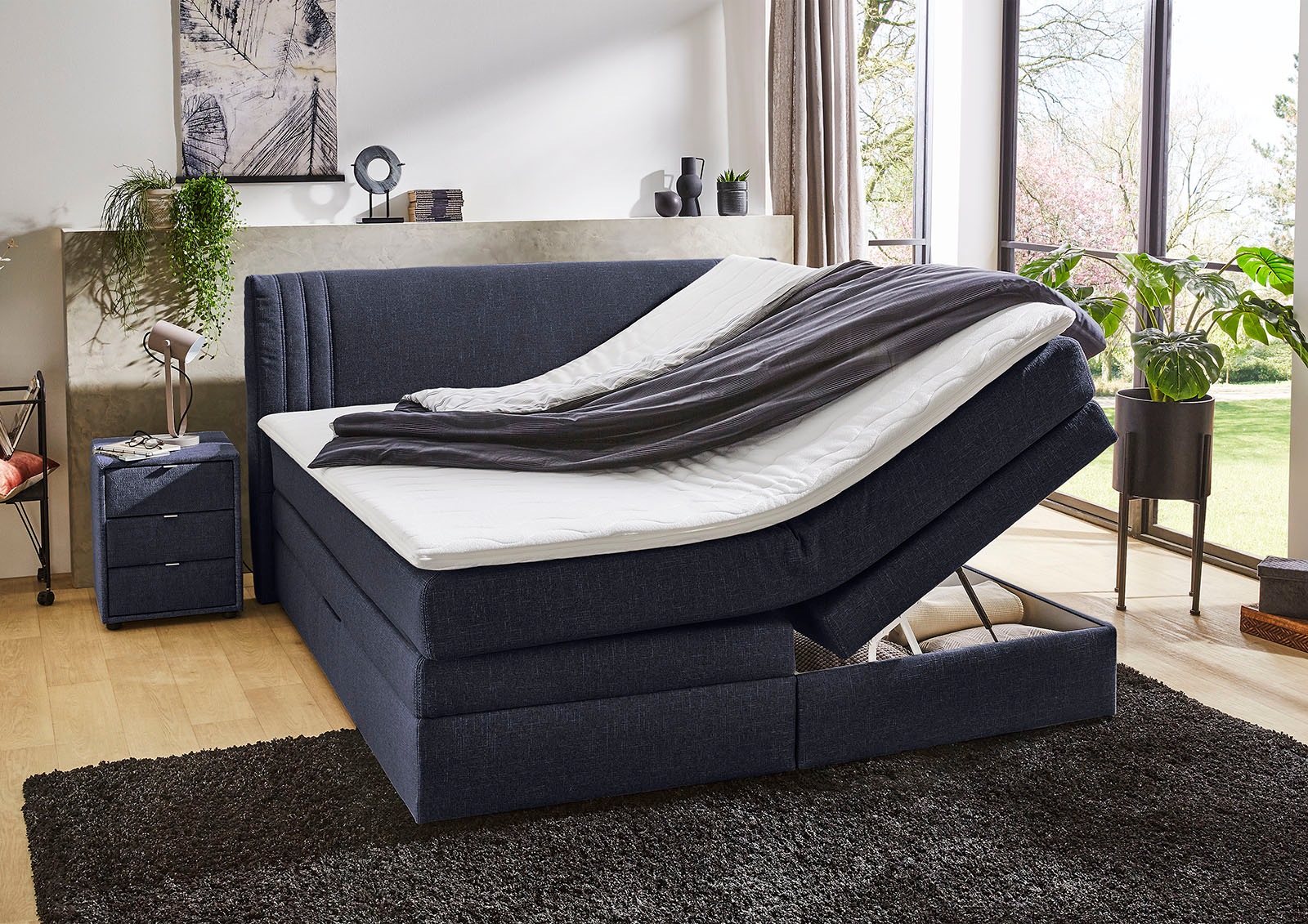 Jockenhöfer Gruppe Boxspringbett Amira, mit Bettkasten und Topper günstig online kaufen