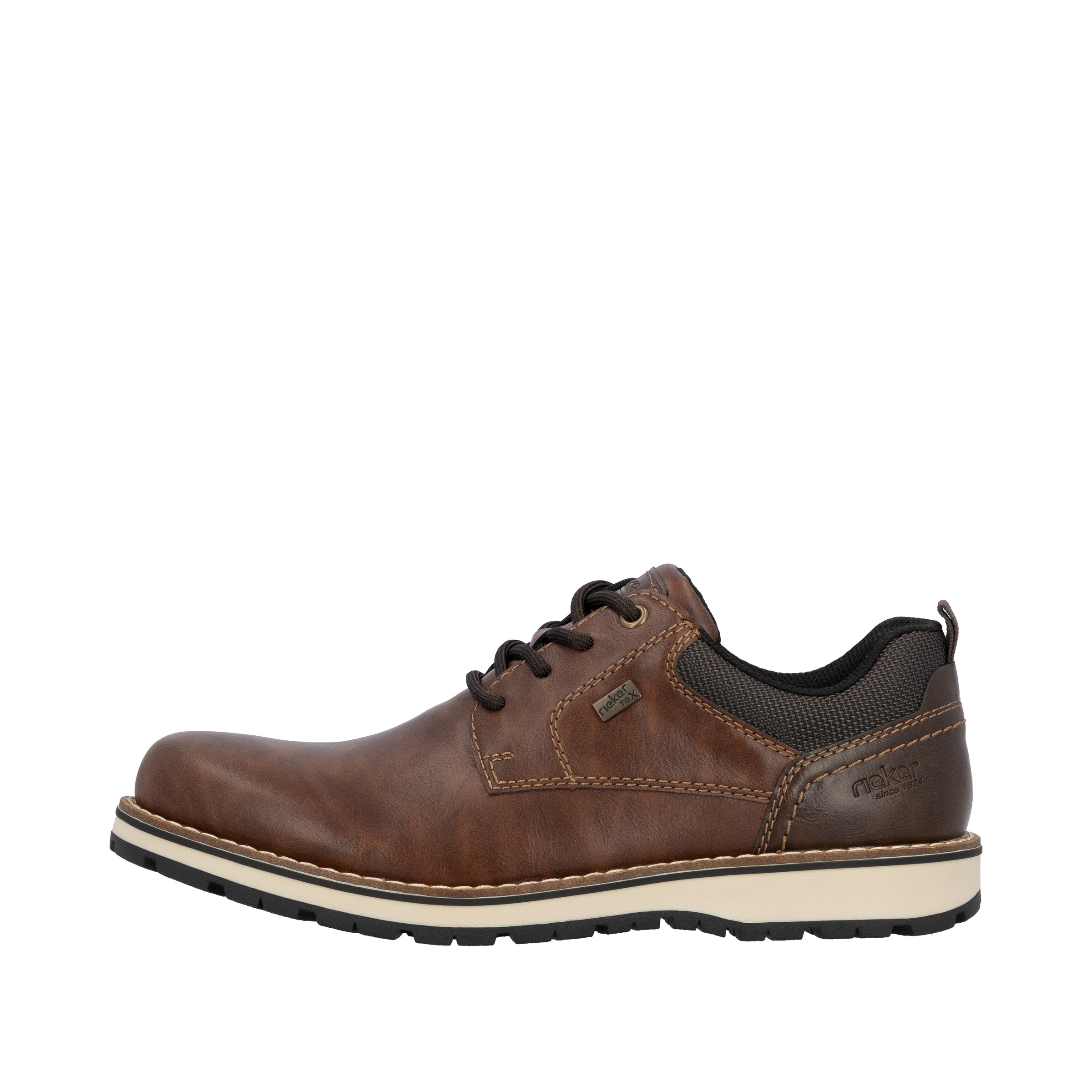 Rieker Schnürschuh, Business Schnürer, Halbschuh, Casual Sneaker mit Innenreißverschluss