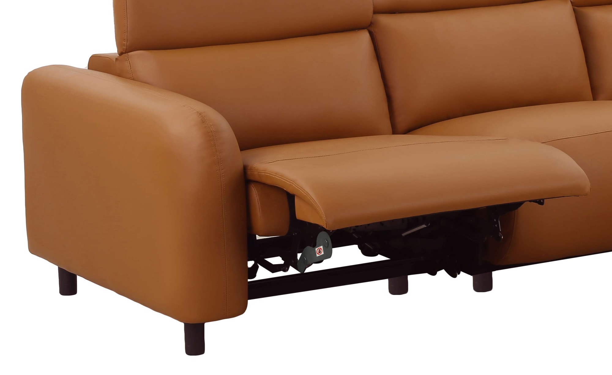 Home affaire 3-Sitzer »SKAANE Kunstleder, 229 cm, manuelle-u. elektrische Relaxfunktion«, Relax-Funktion in 2 Sitzen, Kopfteilverstellung, Federkernpolsterung
