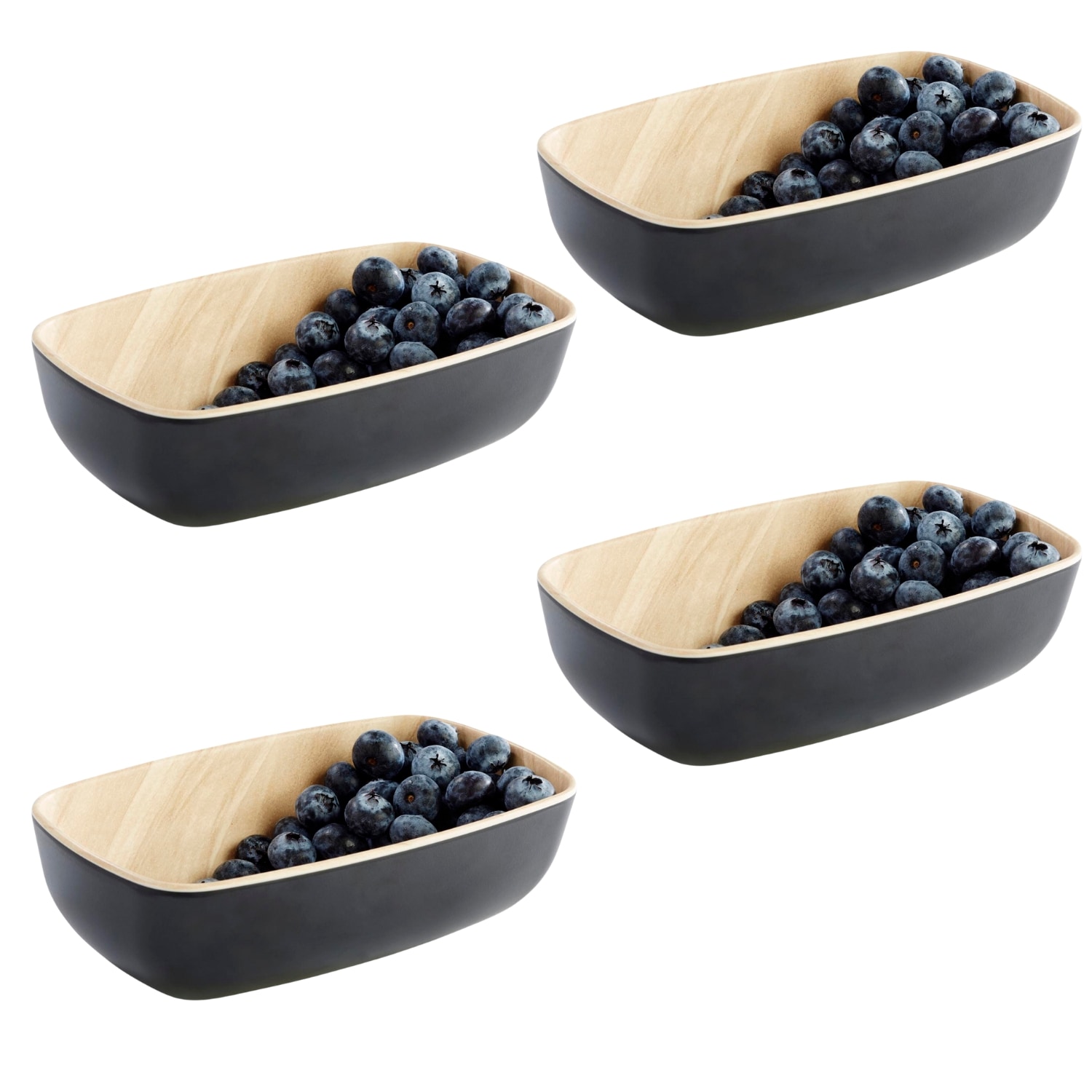 APS Dessertschale »Frida« 4 Stk. aus Melamin 17,6 x 10,8 cm günstig online kaufen