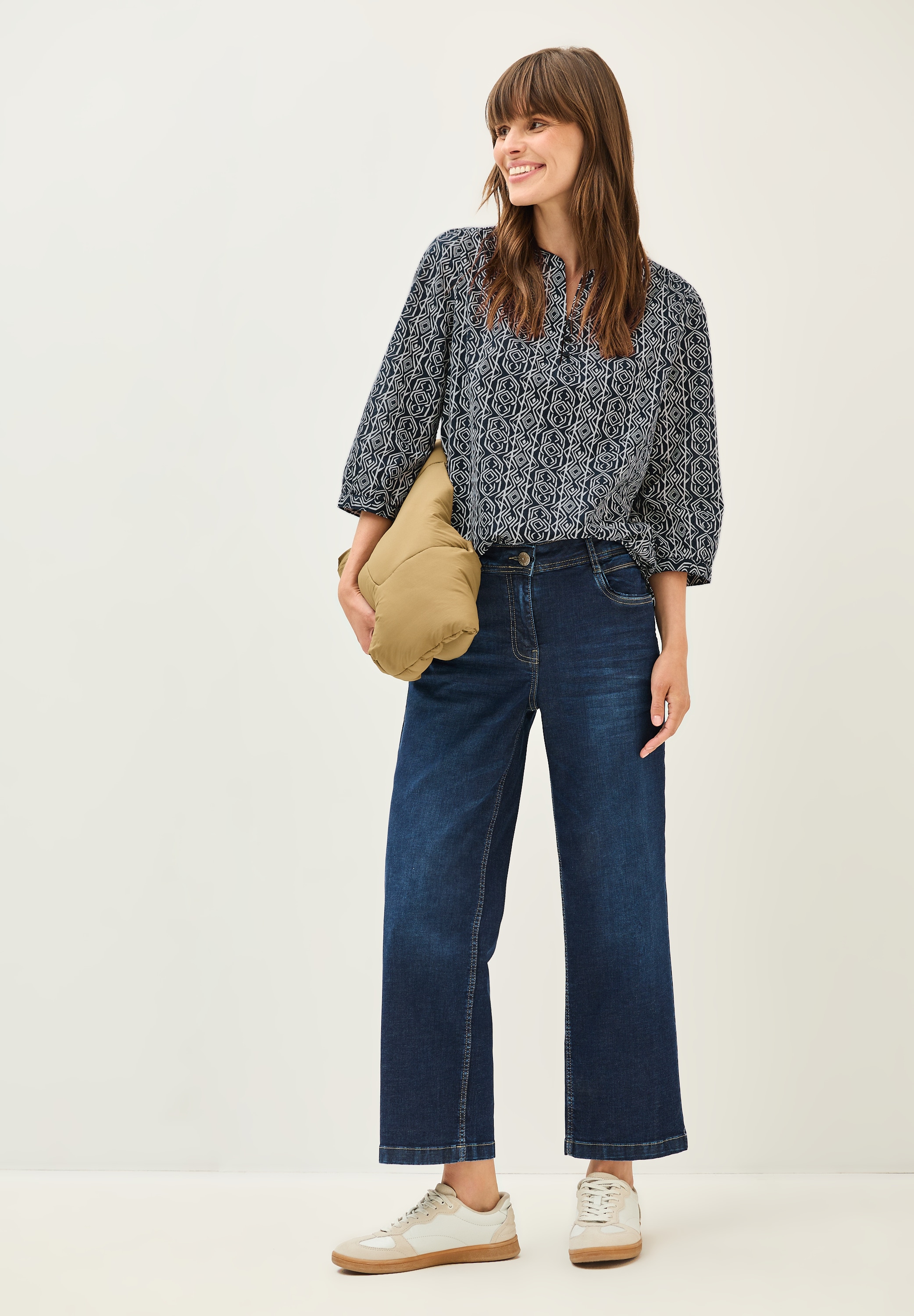 Cecil Druckbluse, mit grafischem Muster
