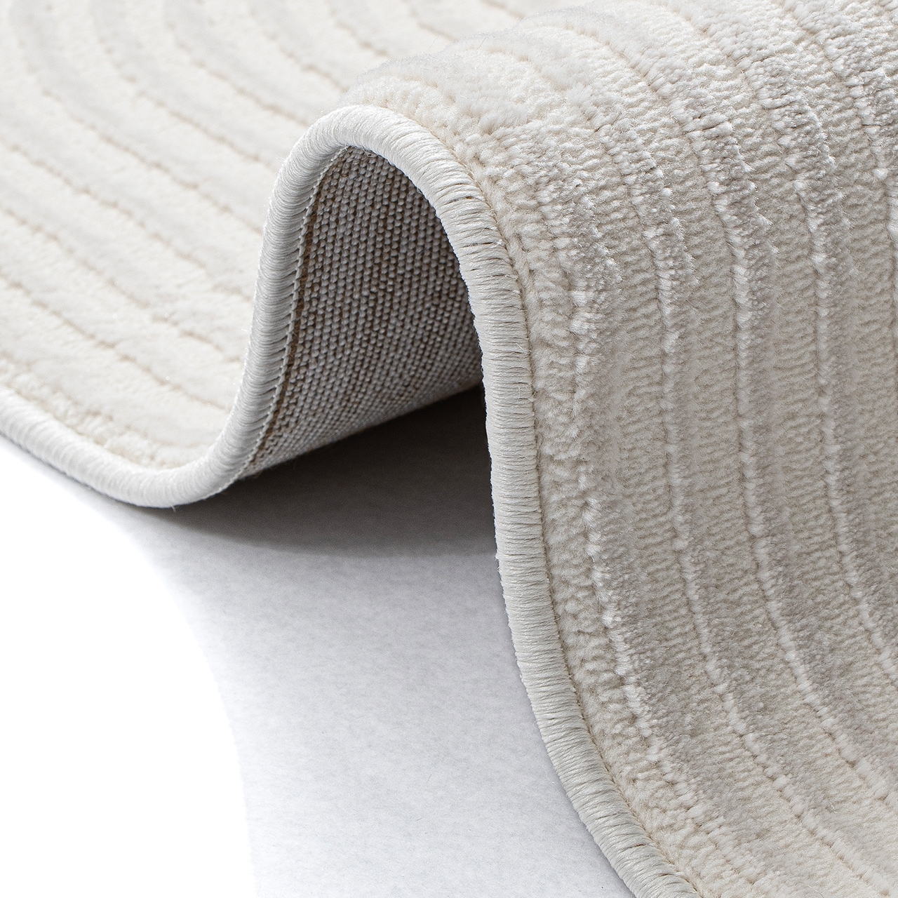 Sehrazat Teppich »Moda 1100 , auch als Läufer« rund 11 mm Höhe Kurzflor, grafisches Hoch Tief  Muster, Wohnzimmer