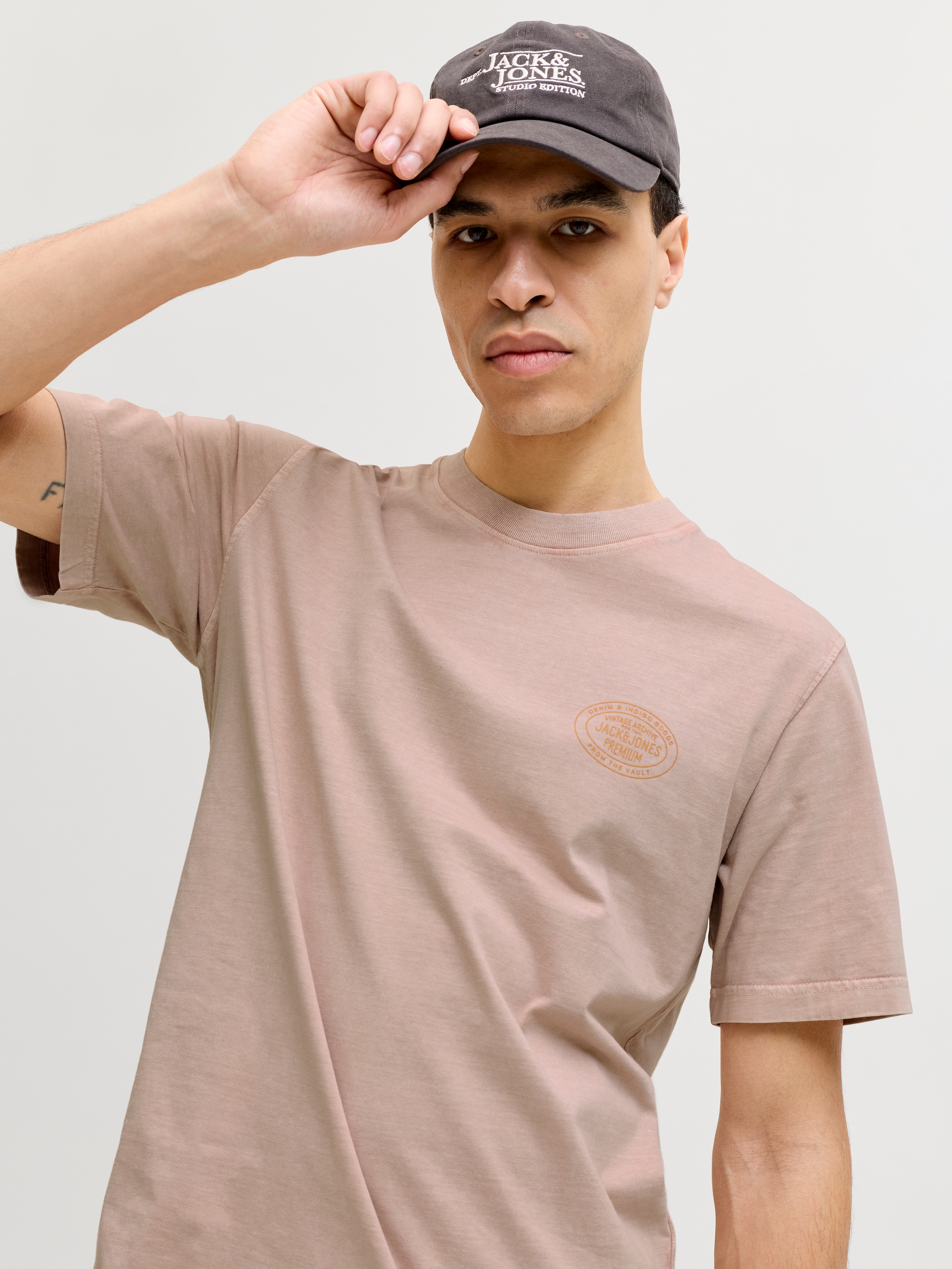 Jack & Jones T-Shirt »JPRBLUFELIX SS TEE« mit Logo Print