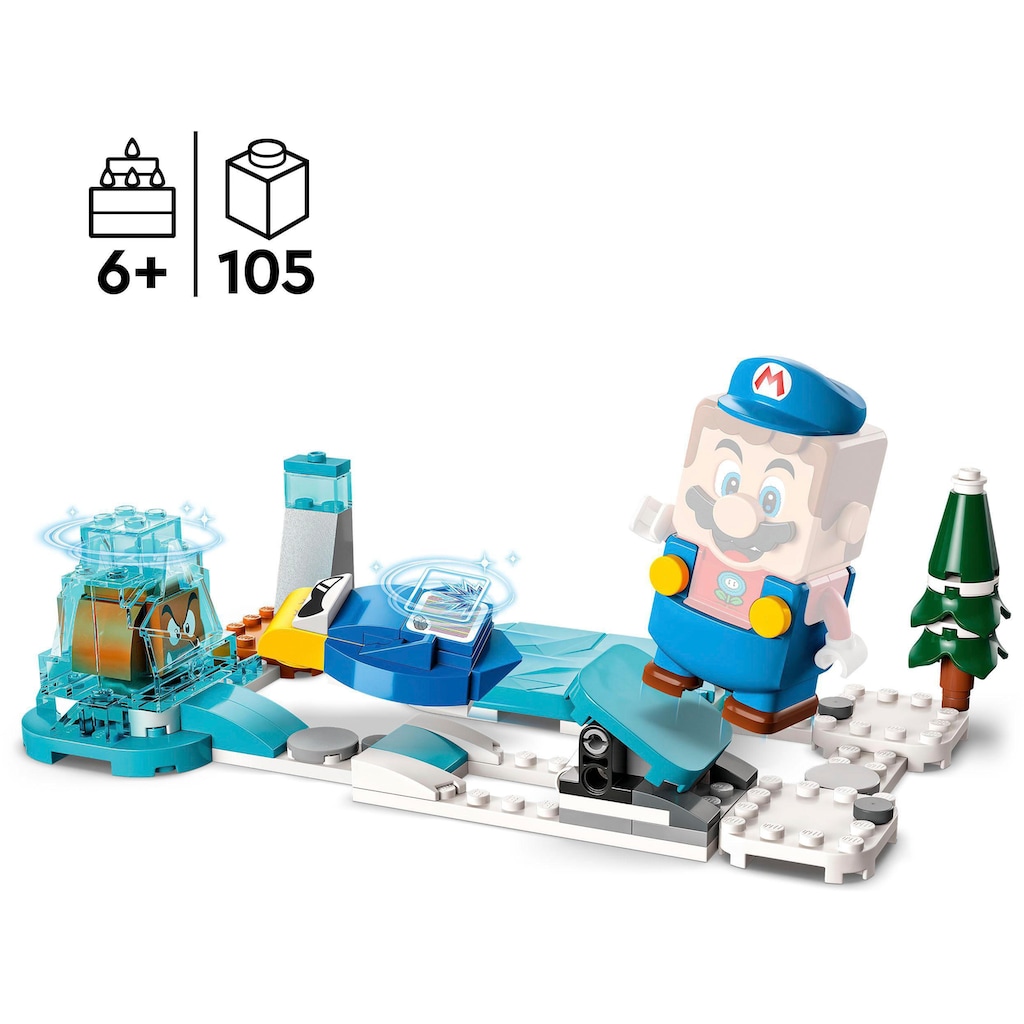 LEGO® Konstruktionsspielsteine »Eis-Mario-Anzug – Erweiterungsset (71415), LEGO® Super Mario«, (105 St.)