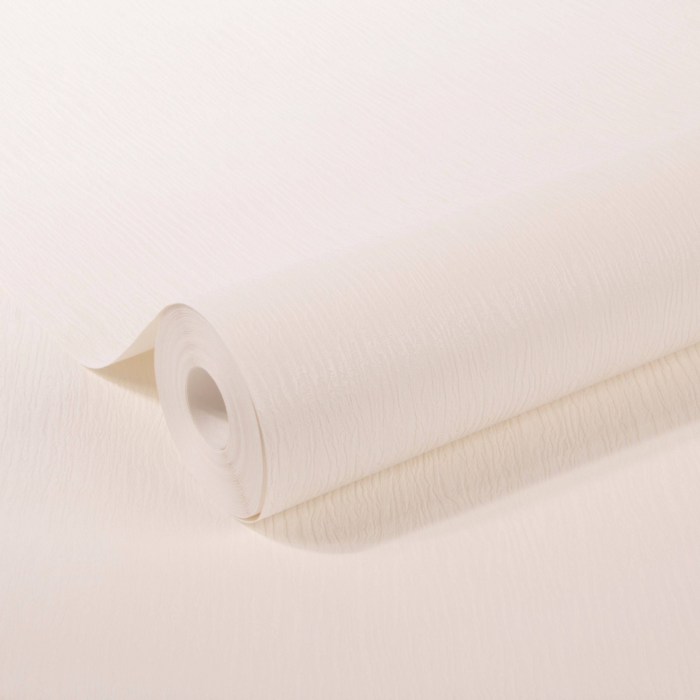 WOW Vliestapete »Basic Uni« uni geprägt Weiß - 10m x 52cm günstig online kaufen