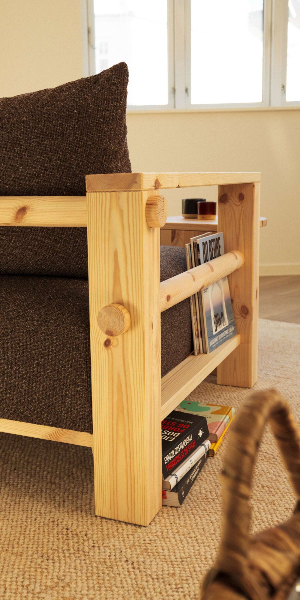 Karup Design Sofa »Bare Sofa, Schlafsofa mit Boxspring, 3-Sitzer, Couch, Bettfunktion« Boxspring-Matratze mit Sprungfedern, 3 Rückenkissen, Made in Europe