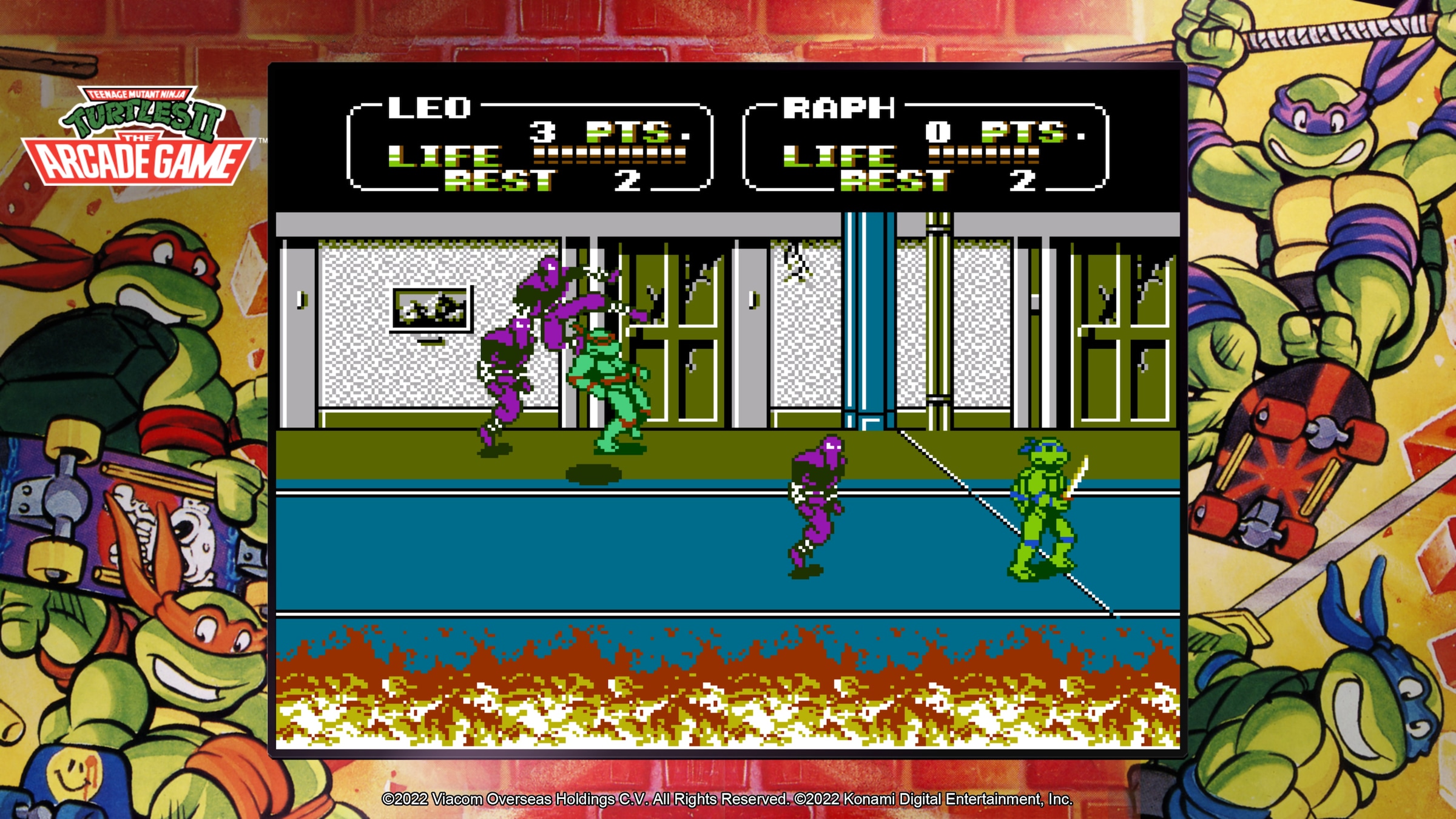 Konami Spielesoftware »Teenage Mutant Ninja Turtles - The Cowabunga Collection«, PlayStation 4