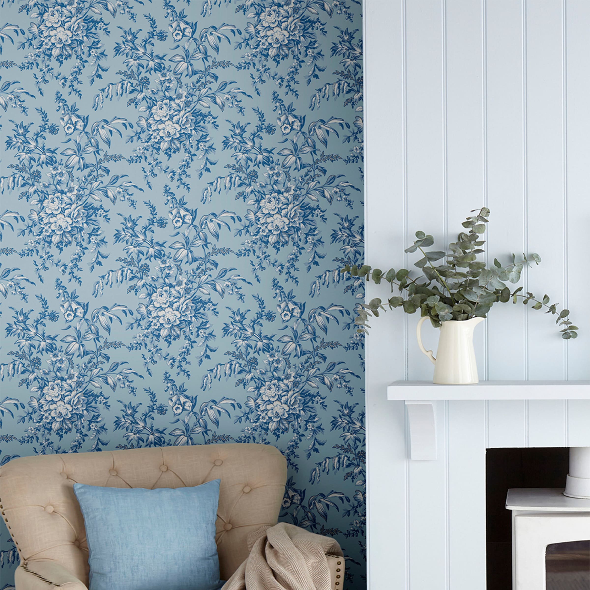 LAURA ASHLEY Vliestapete »Picardie«, Motiv, Motiv