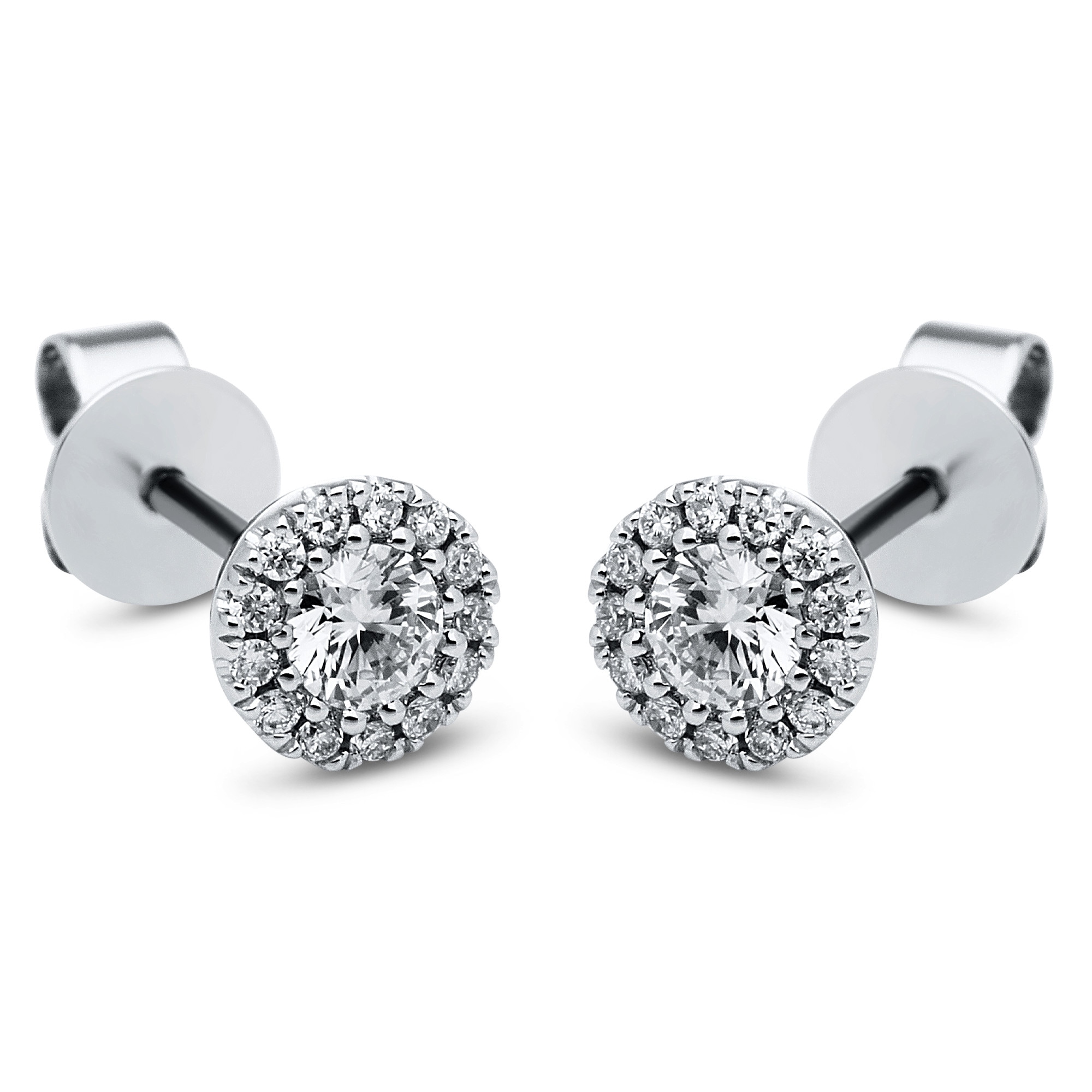 Vivance Paar Ohrstecker »mit 28 Brillant Diamanten - 0,26 ct«, 585 Weißgold Gold... kaufen