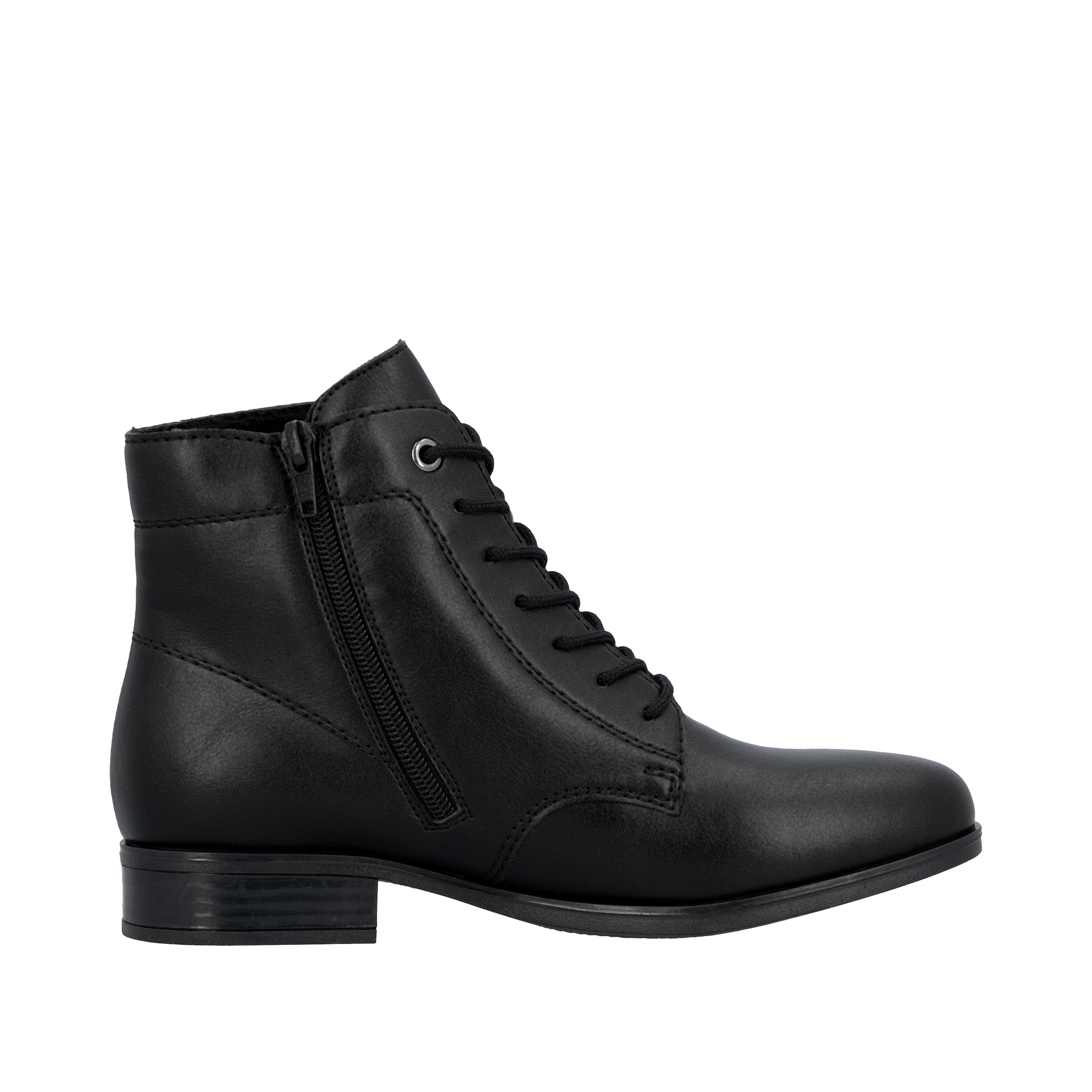 Rieker Schnürstiefelette  Klassik-Stiefelette, Schnürboots mit Reißverschluss
