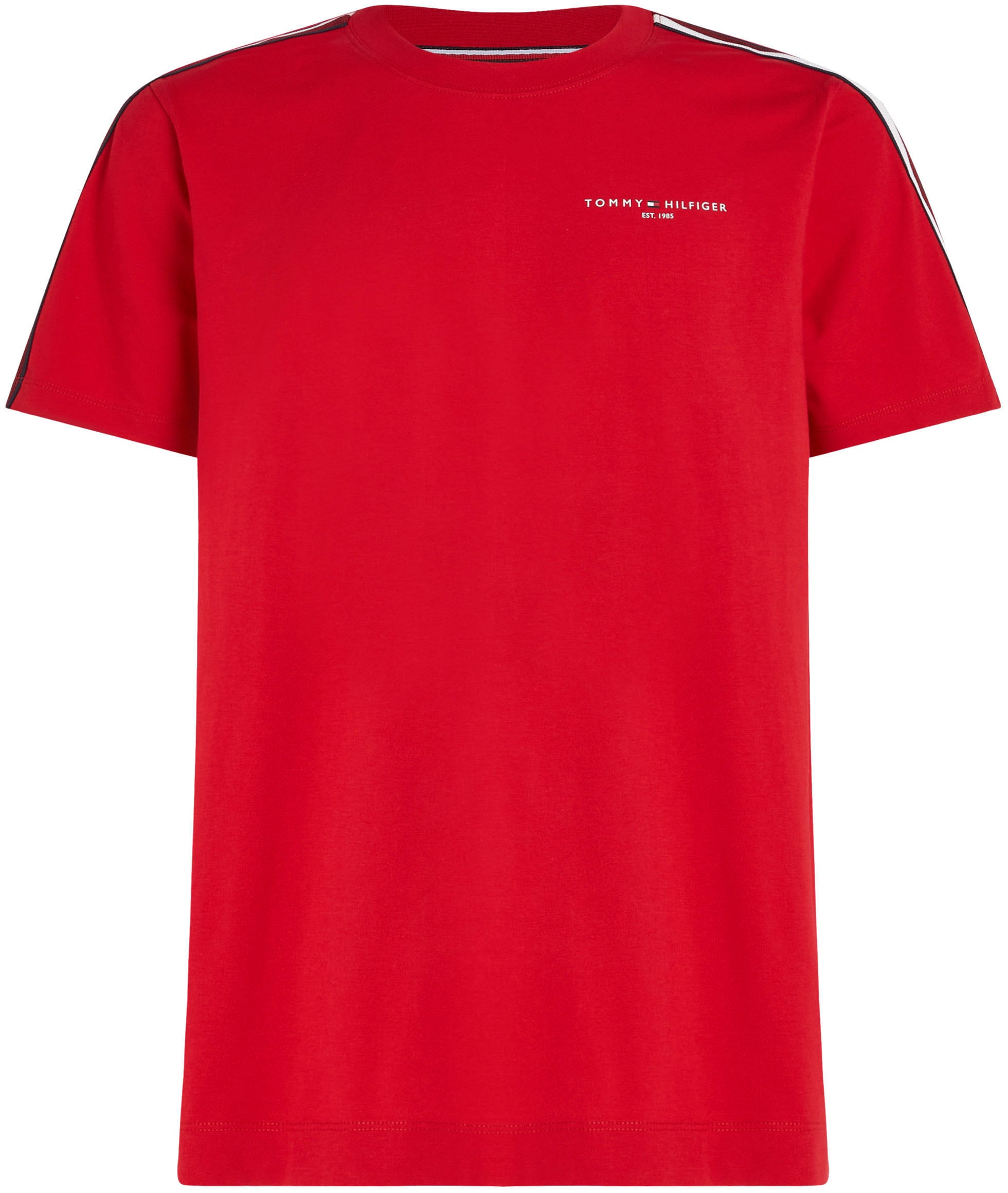 Tommy Hilfiger TH- TEE«, STRIPE bestellen Rundhalsshirt PREP mit beiden an Farben »GLOBAL in Streifen Ärmeln
