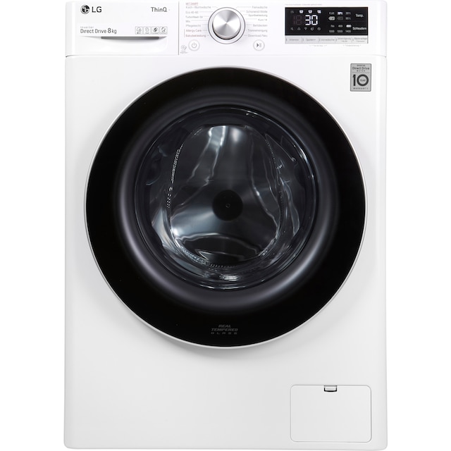 LG Waschmaschine »F4WV508S1«, F4WV508S1, 8 kg, 1400 U/min auf Rechnung  bestellen