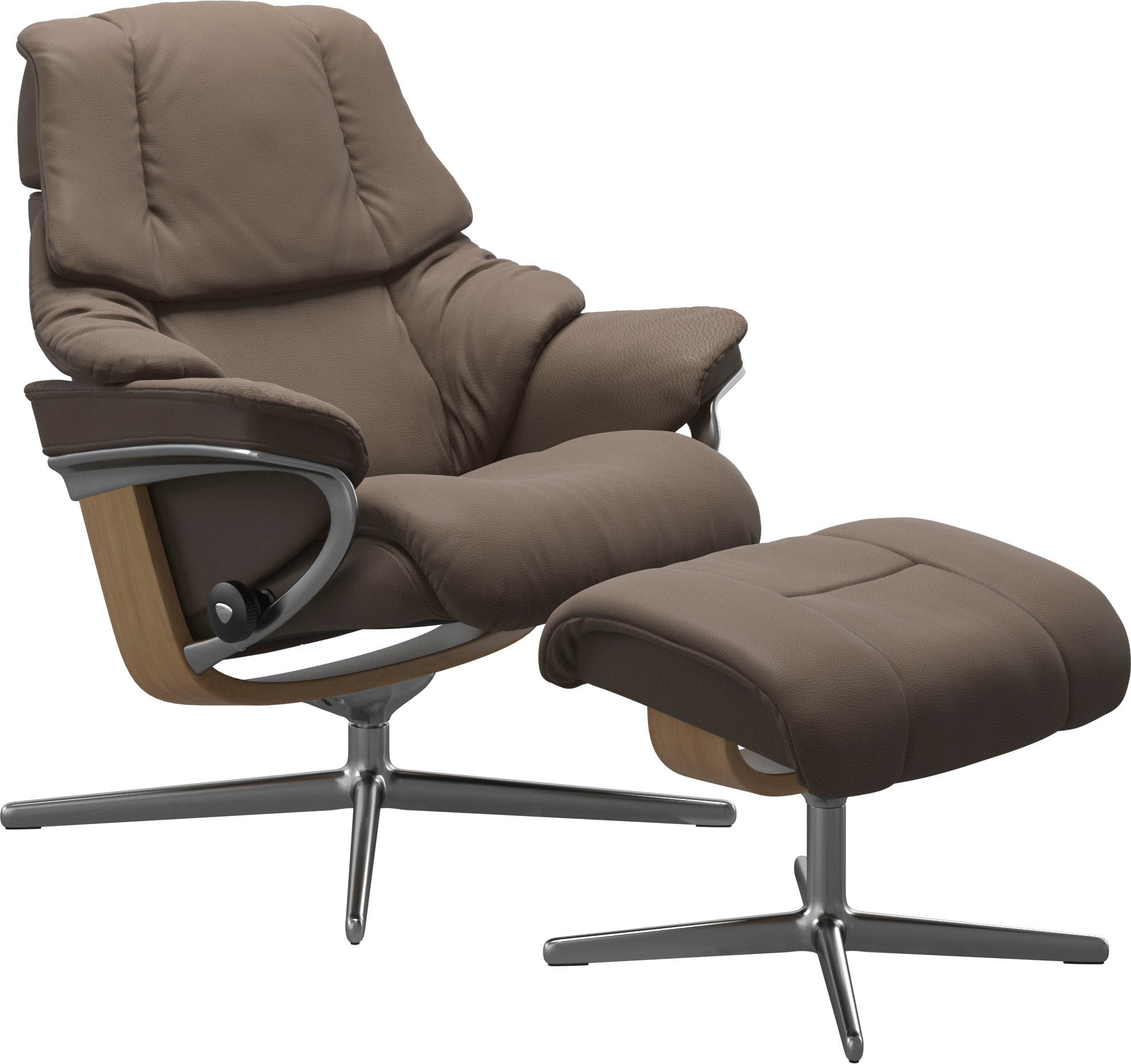 Stressless® Relaxsessel »Reno«, (Set, Relaxsessel mit Hocker), mit Hocker, günstig online kaufen