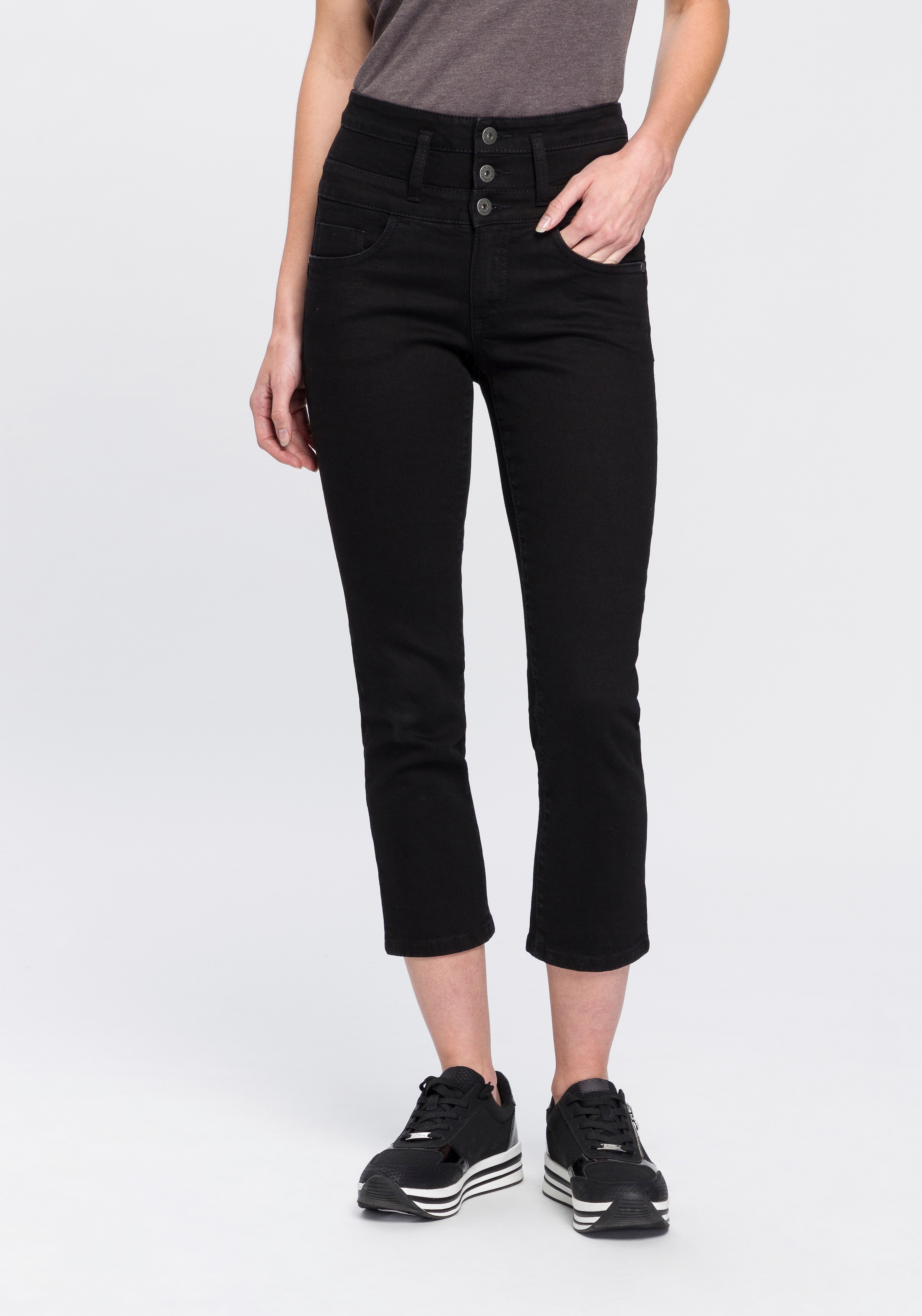 Arizona 7/8-Jeans »mit extra breitem Bund«, High Waist kaufen
