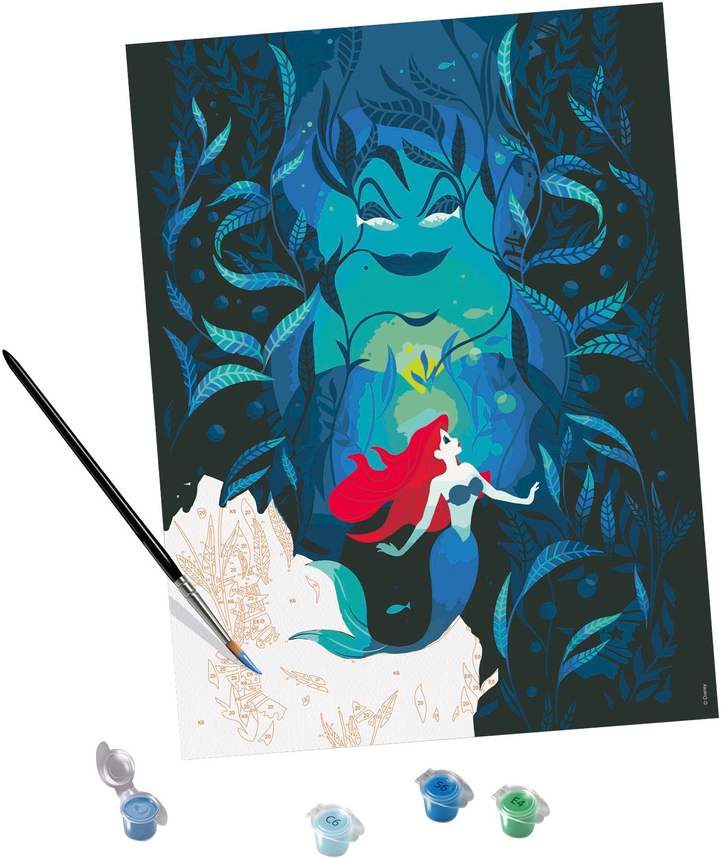 Ravensburger Malen nach Zahlen »CreArt, Ariel and Ursula« Made in Europe