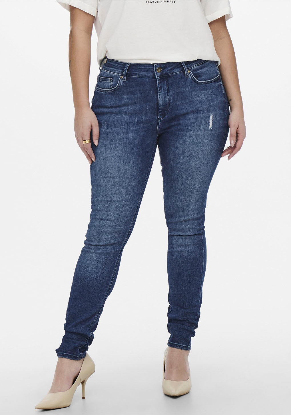 ONLY CARMAKOMA Skinny-fit-Jeans »CARWILLY REG SKINNY JEANS DNM REA«
