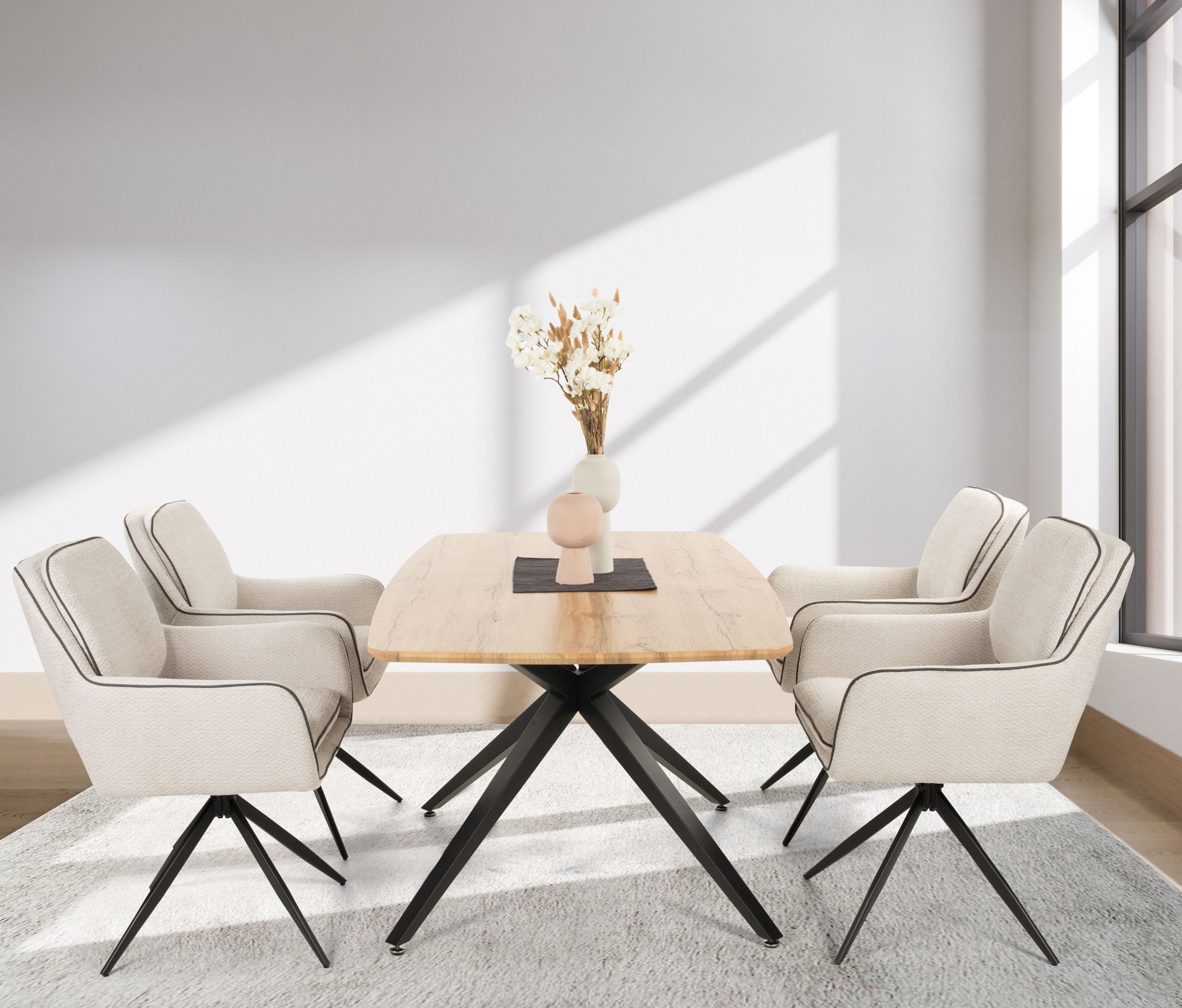 Duo Collection Essgruppe »Emira und Esra« Set, Besteht aus einem Tisch und günstig online kaufen