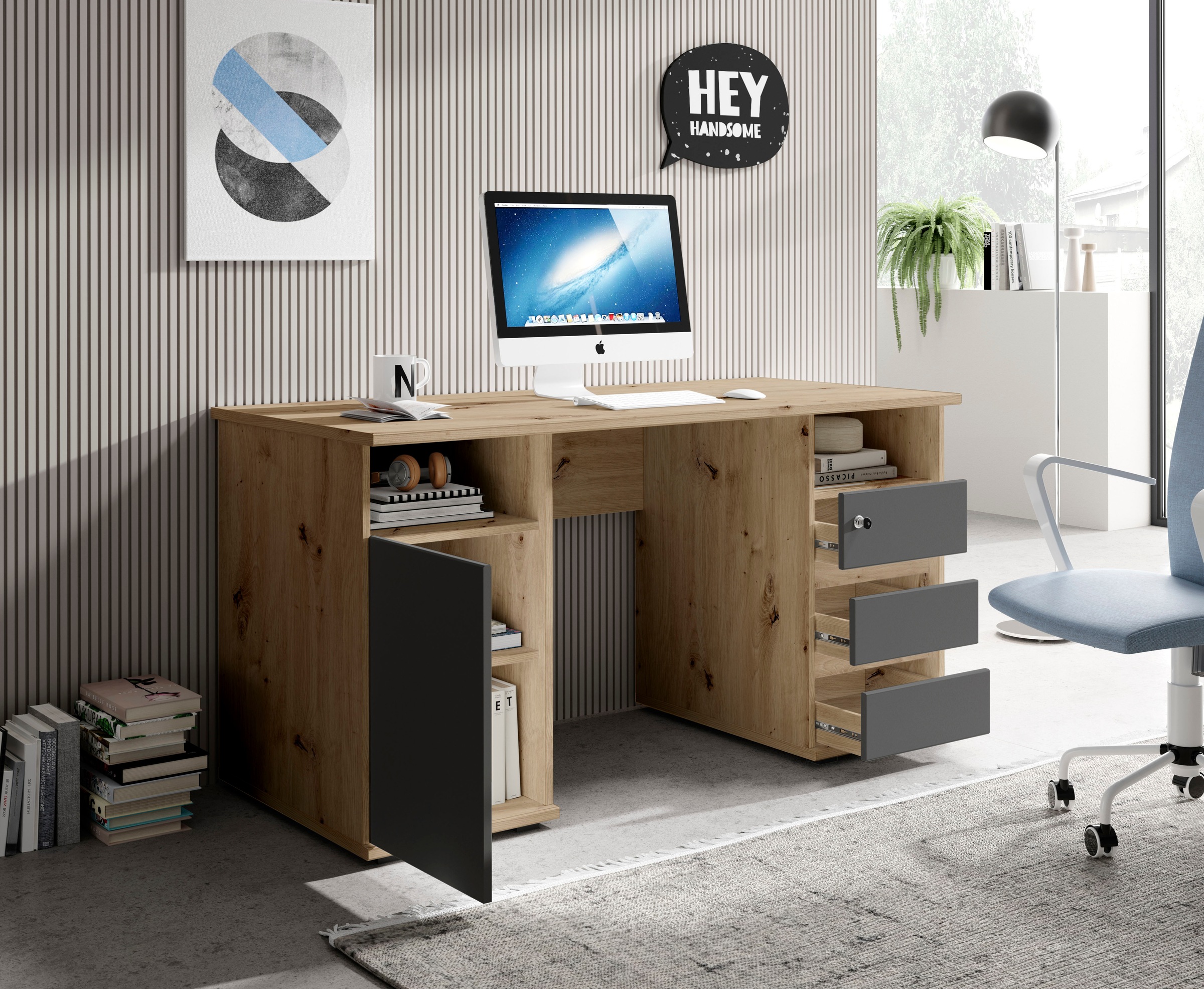 BEGA OFFICE Schreibtisch Primus U2, mit günstig online kaufen