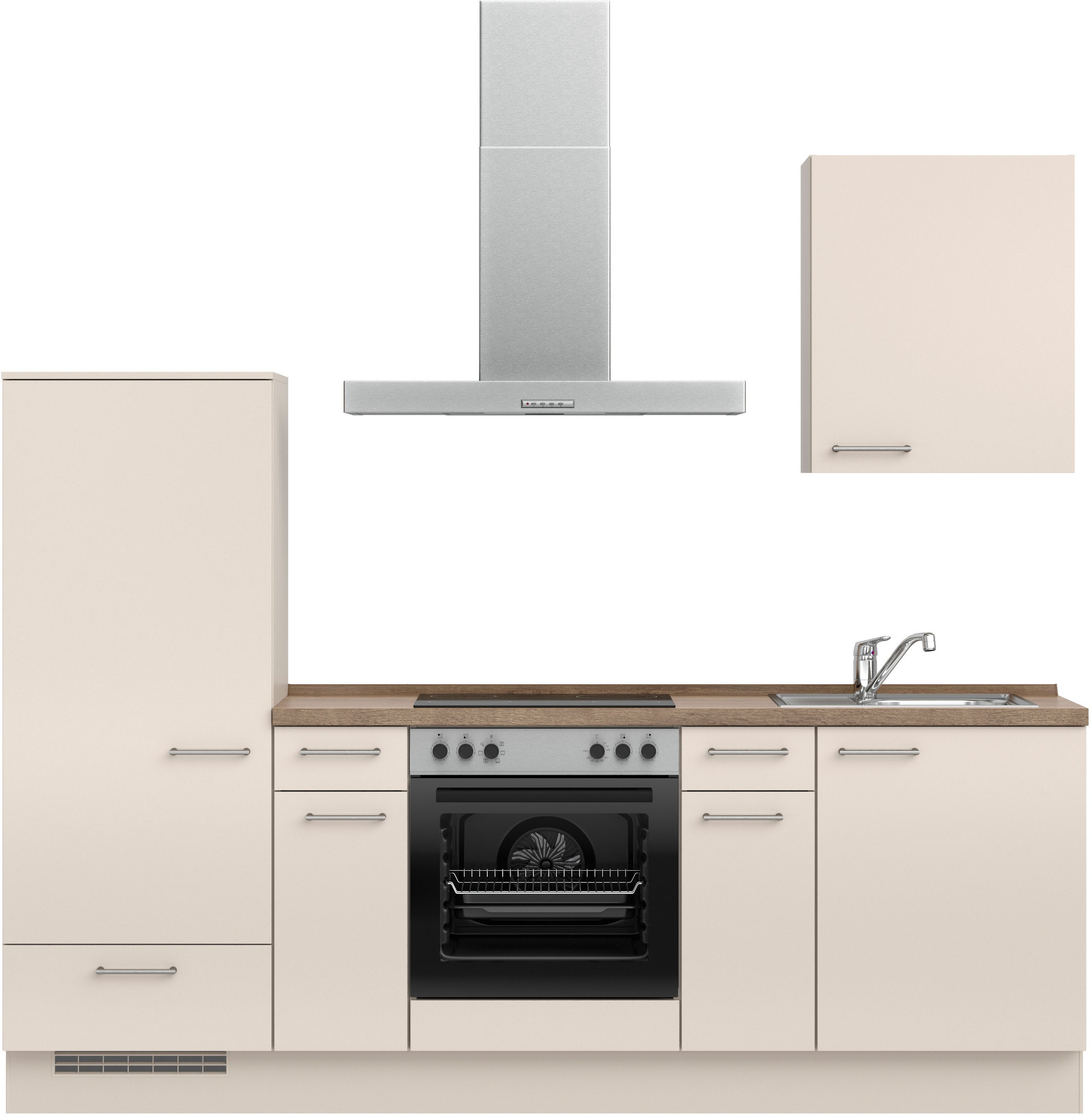 nobilia® Küchenzeile »"Laser I", Ausrichtung wählbar, Breite 240 cm« vormon günstig online kaufen