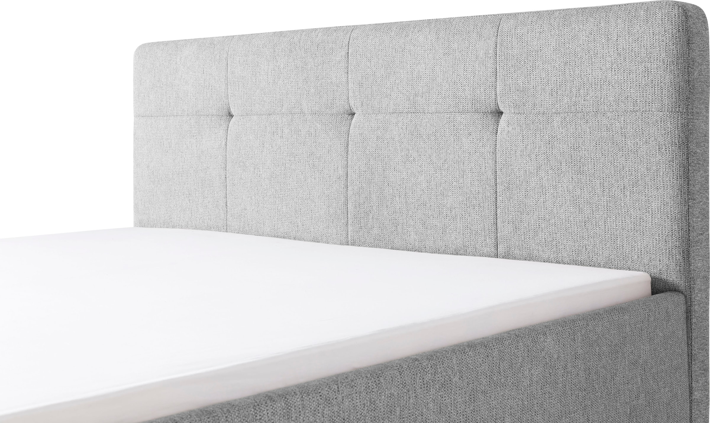 meise.möbel Polsterbett »Smart« Kopfteil mit Knopfheftung, in zwei Größen erhältlich