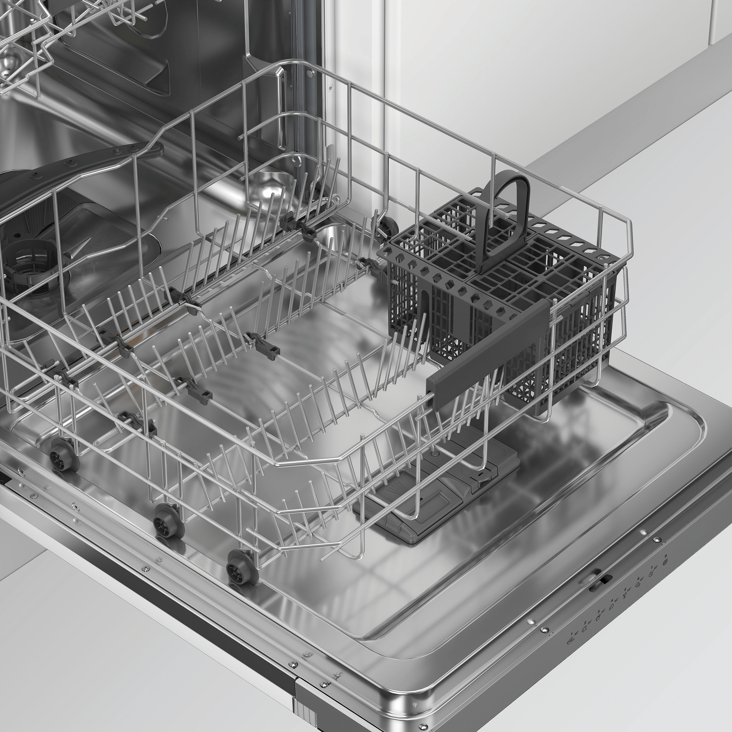 BAUKNECHT teilintegrierbarer Geschirrspüler »OBBC Ecostar2 5320« 8,9 l 14 tlg. Maßgedecke Glass Care – schonende Reinigung für empfindliche Gläser