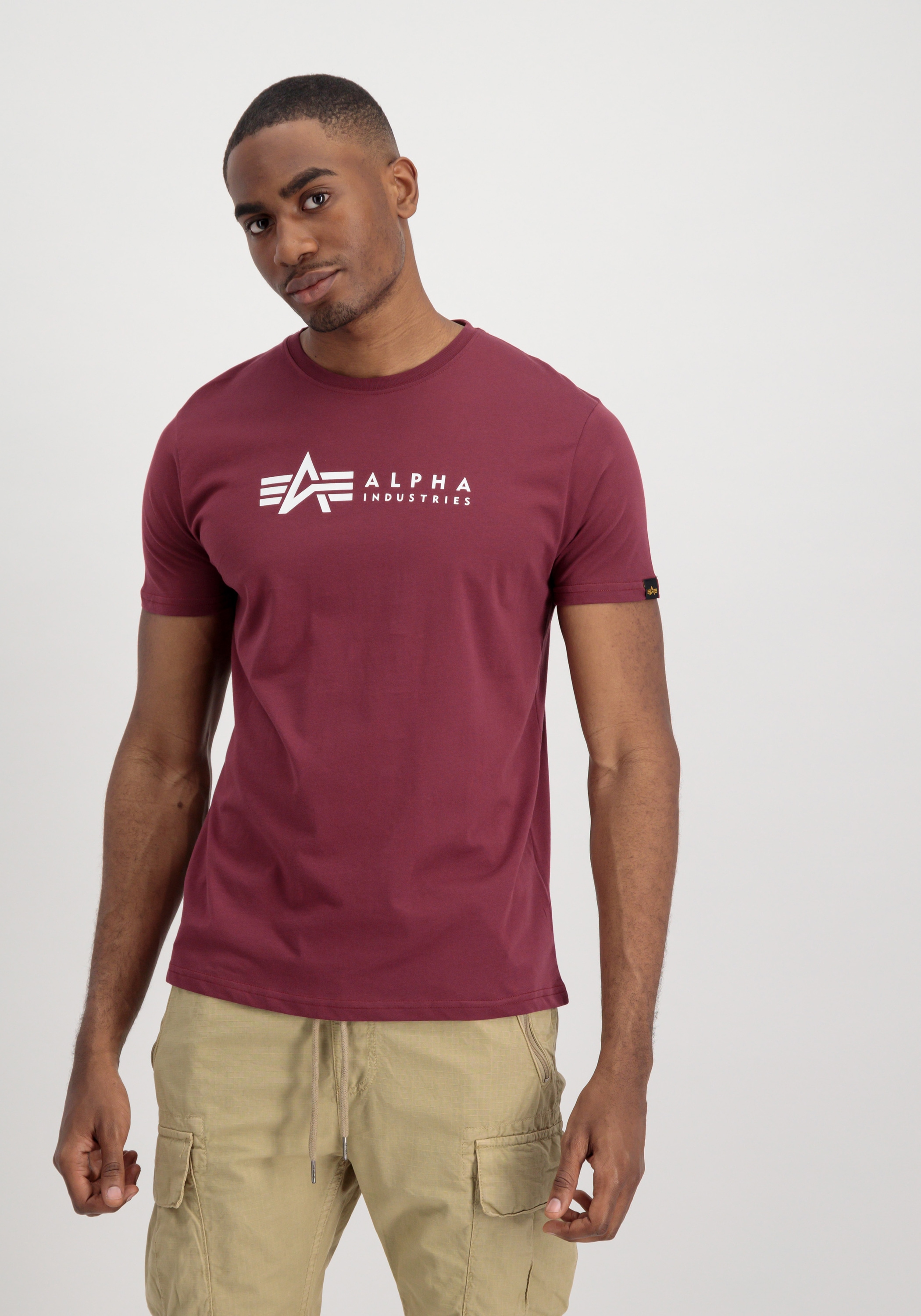 Alpha Industries T-Shirt »Alpha Industries Men - T-Shirts Alpha Label T 2 Pack«