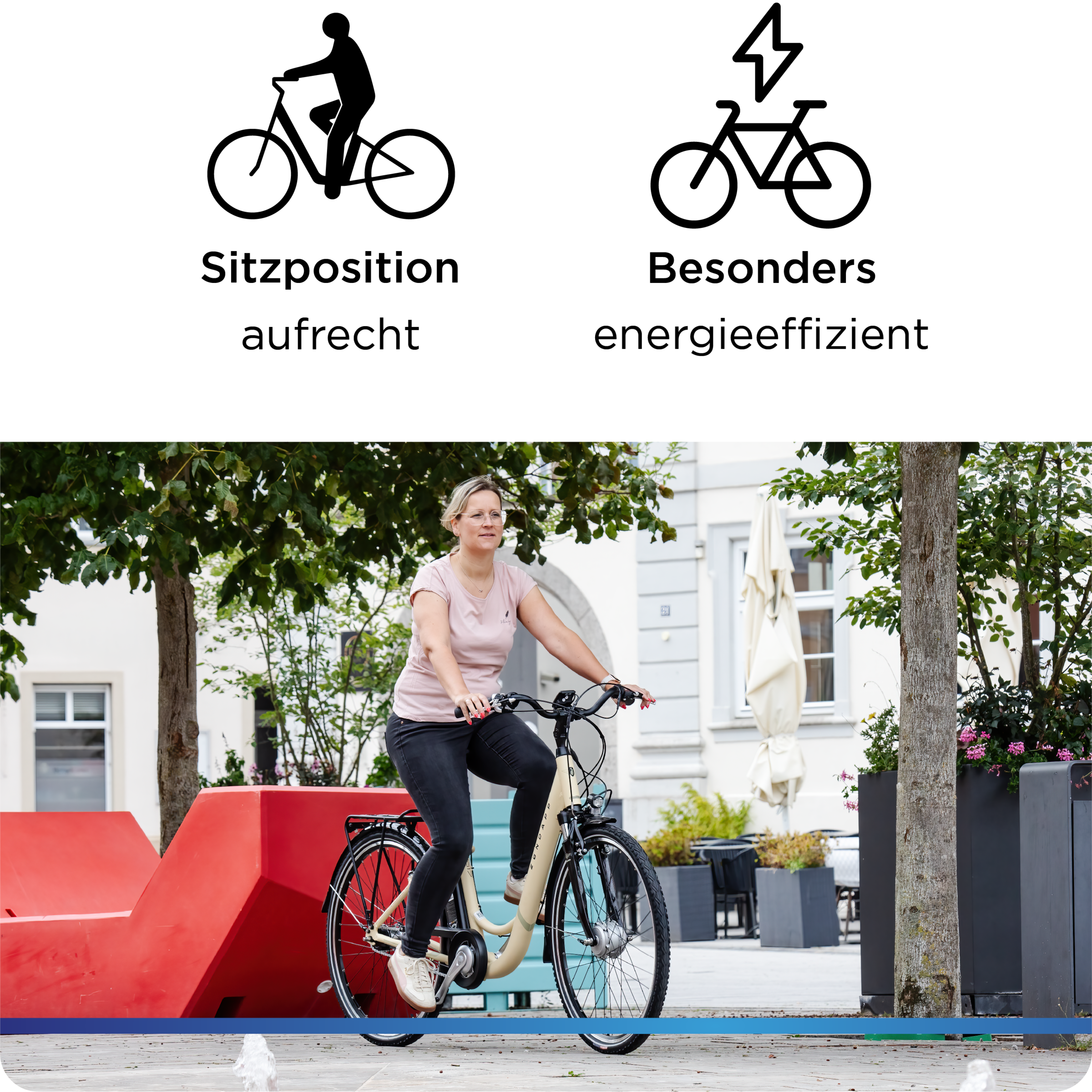 Zündapp »Z510« 3 Gang Nabenschaltung Frontmotor 250 W E Bike 28 Zoll Damenfahrrad ab 155 cm mit 3 Gang Nabenschaltung