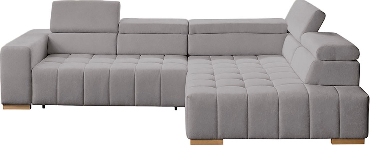 exxpo - sofa fashion Ecksofa »Elianos, hoher Sitzkomfort, aufwendige Kreuzs günstig online kaufen