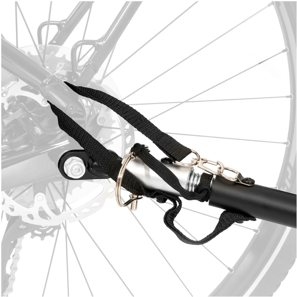 Hauck Fahrradkinderanhänger »2in1 Bike Trailer und Buggy Dryk Duo, melange grey«