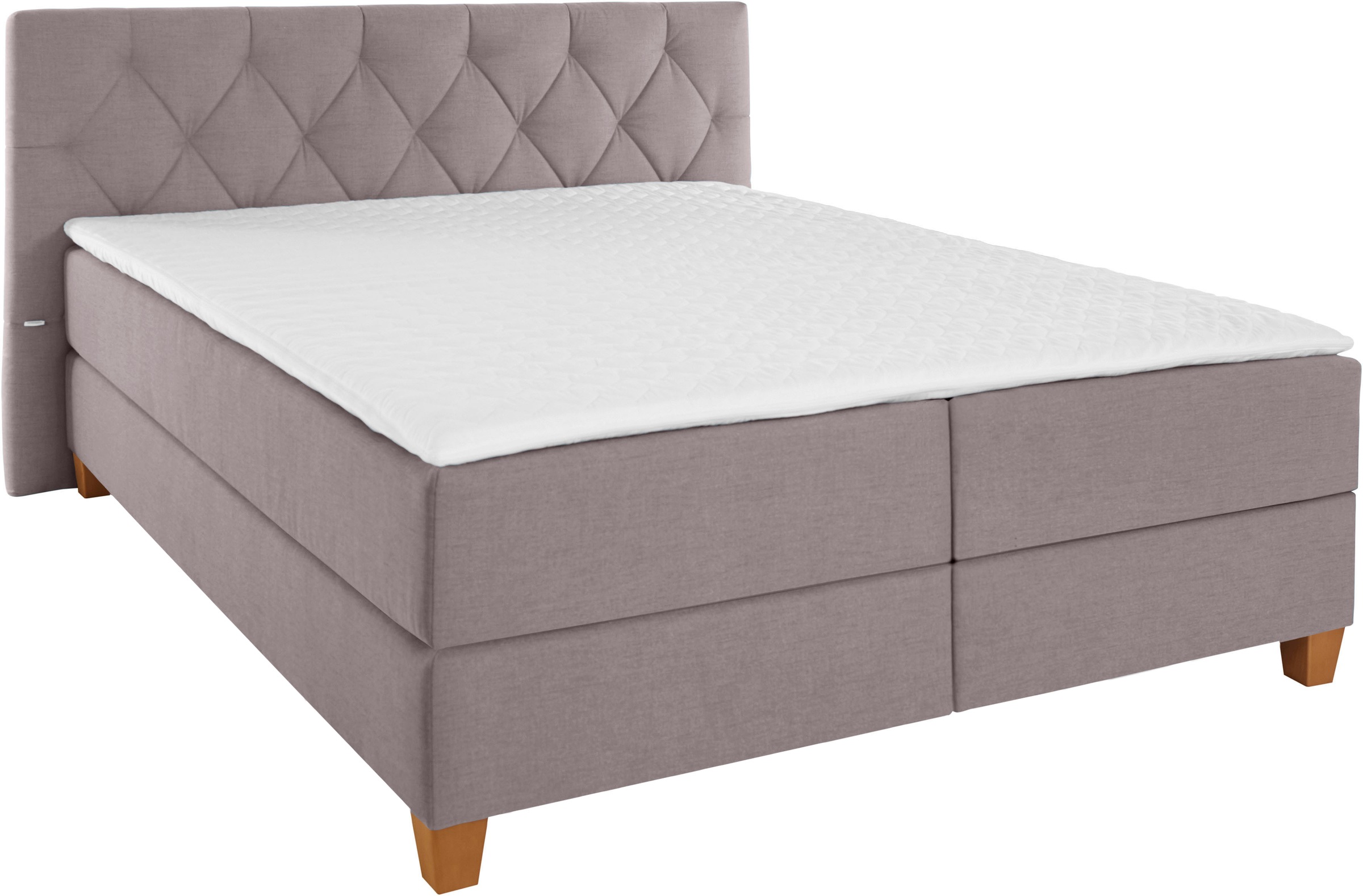 Guido Maria Kretschmer Home&Living Boxspringbett »Harmones«, in 3 Breiten, Härtegrad auch im Mix mit je 1 Matratze in H2 und H3