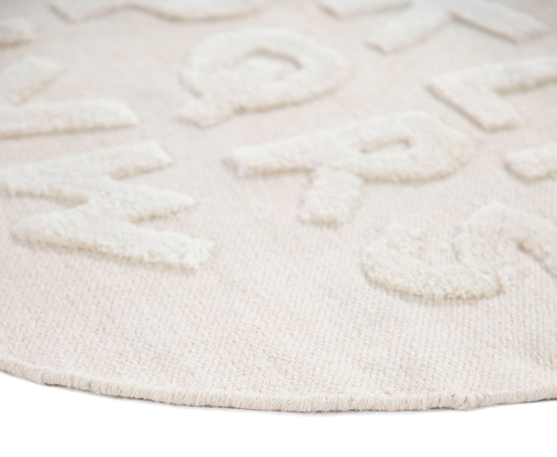 carpetfine Kinderteppich »ABC Alphabet« rund 0,6 mm Höhe
