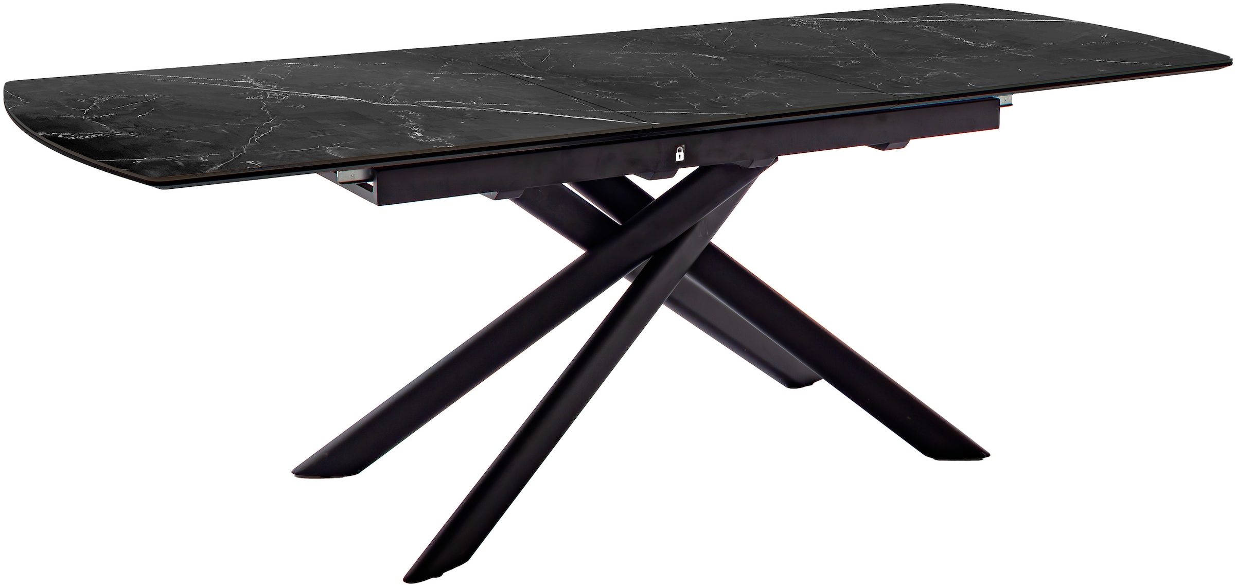 MCA furniture Esstisch »VANINO Auszugtisch 180-230 cm marmoriert«, (1 St.), Keramik,Metall,Synchronauszug,ausziehbar,8-10 Personen