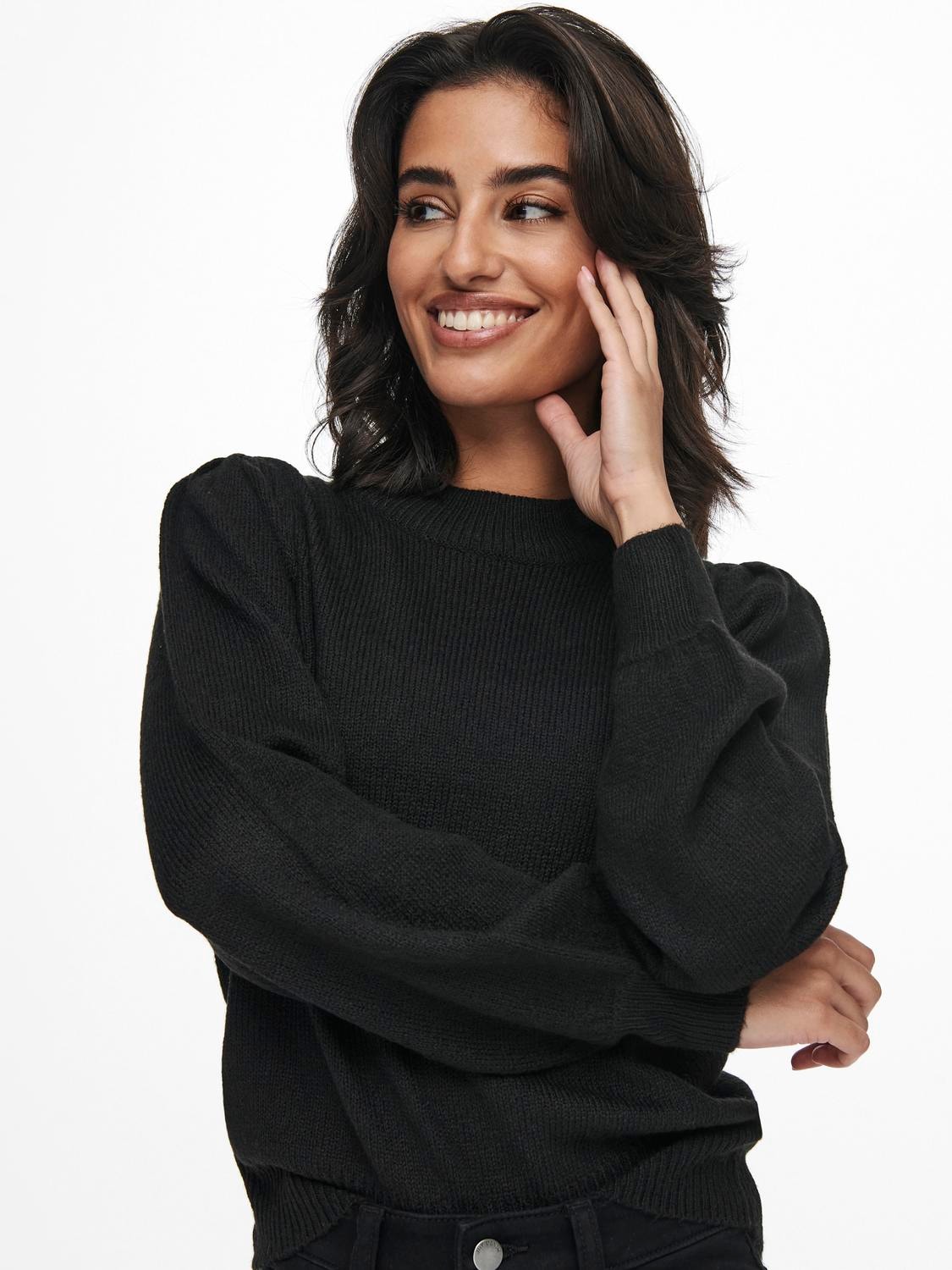 JDY Stehkragenpullover »JDYRUE LIFE L/S PULLOVER KNT NOOS«