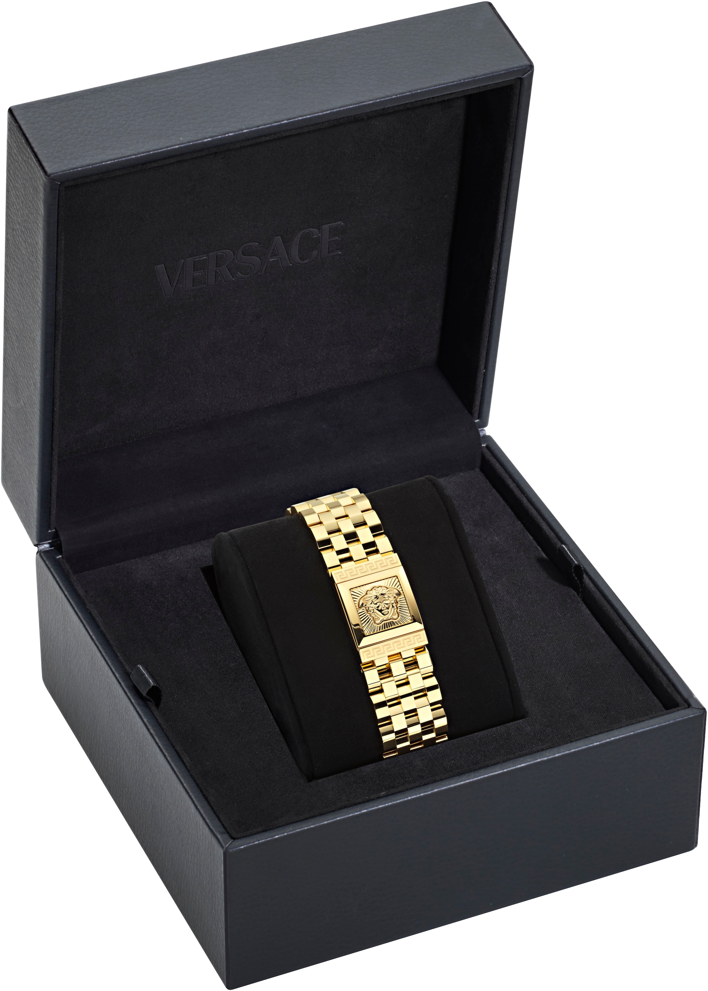 Versace Quarzuhr »VERSACE REVEAL« Armbanduhr, Damenuhr, Swiss Made, Edelstahlarmband, analog