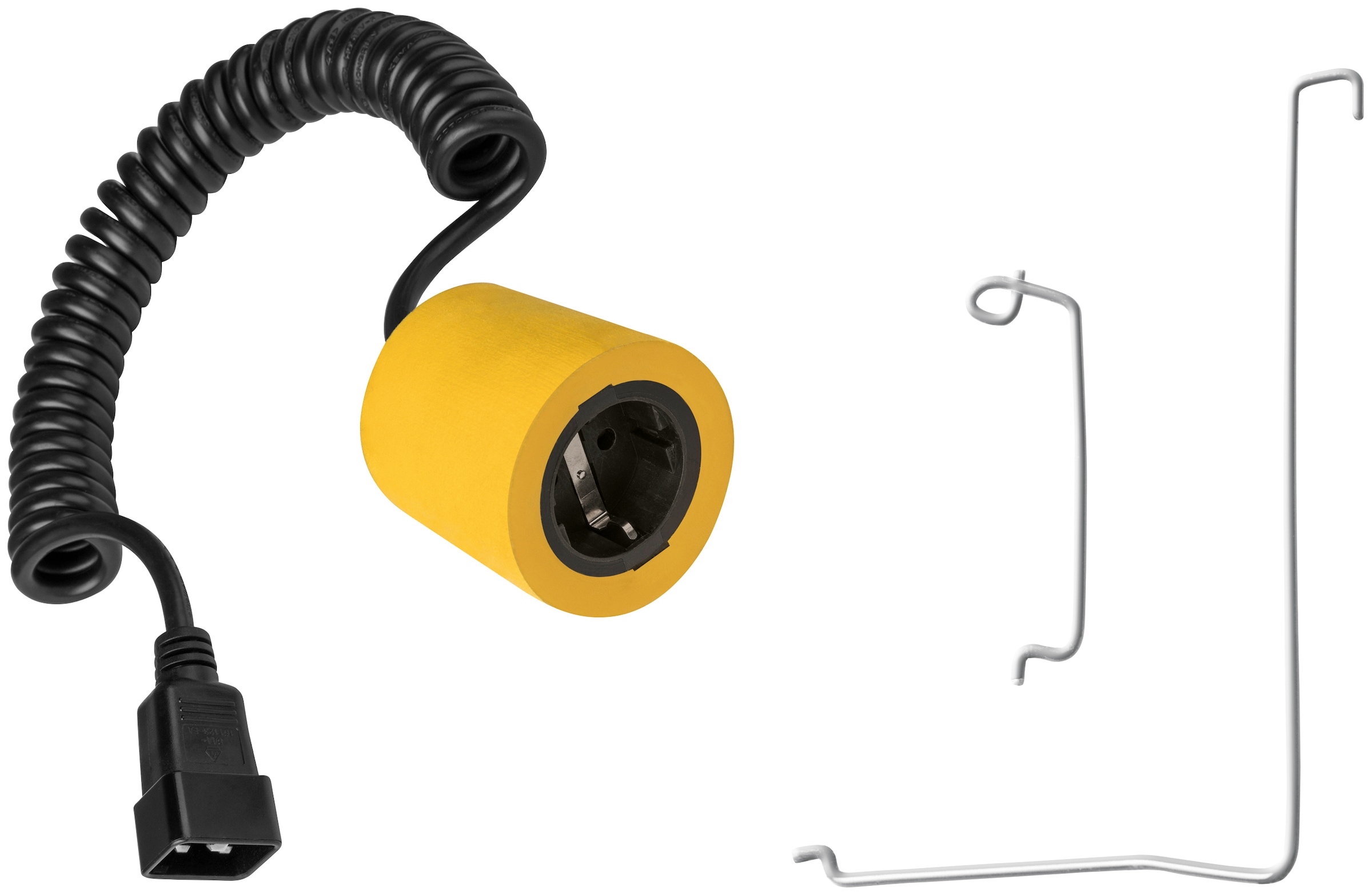 SCHELLENBERG Strom-Adapterkabel »für Garagentorantriebe Smart Drive L und XL«, 2800 cm, Spiralkabel 2,8 m lang, vielseitig einsetzbare Zusatzsteckdose