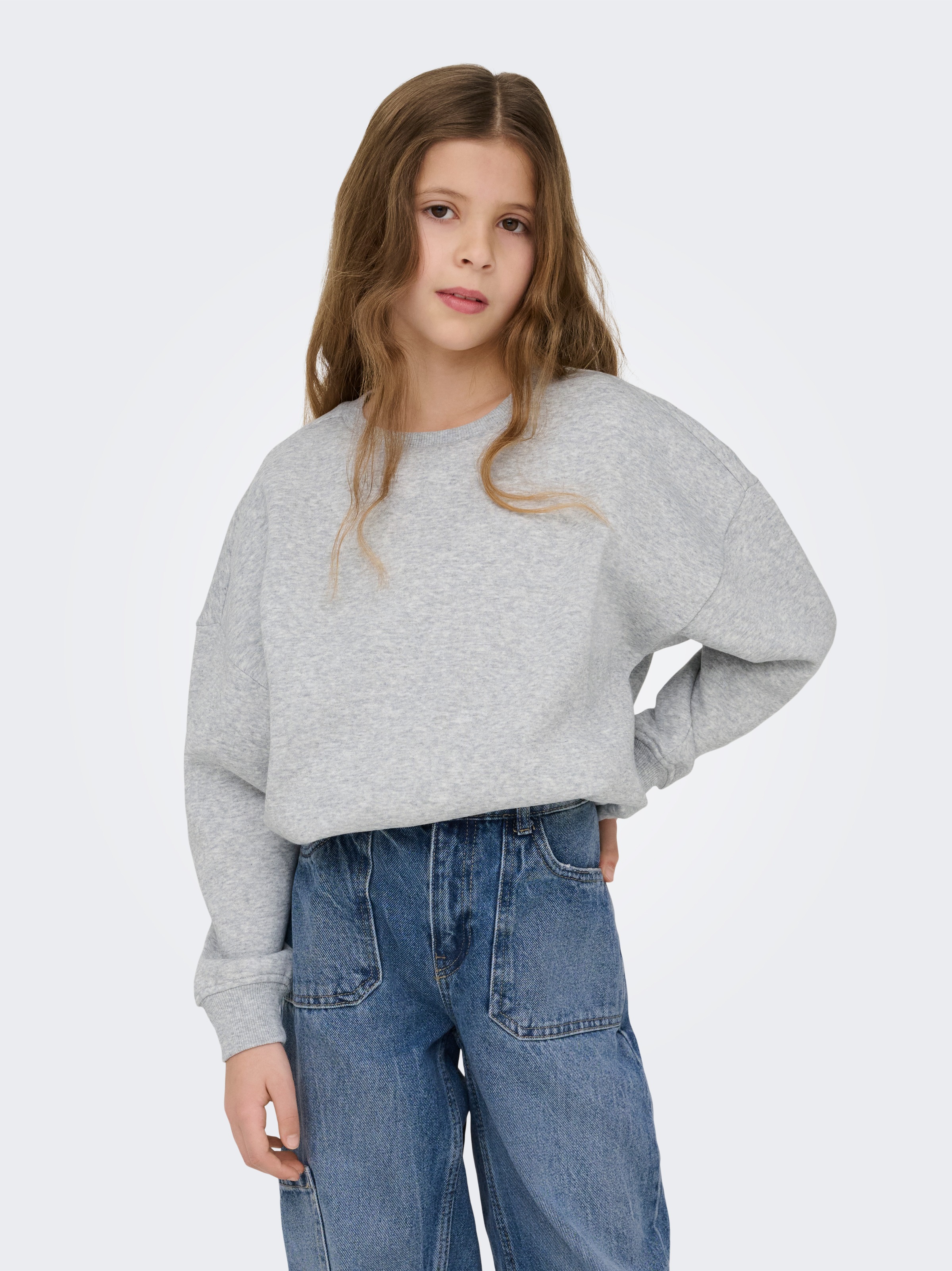 KIDS ONLY Sweatshirt »KOGSWEAT L/S CREW OVERSIZE SWT NOOS«
