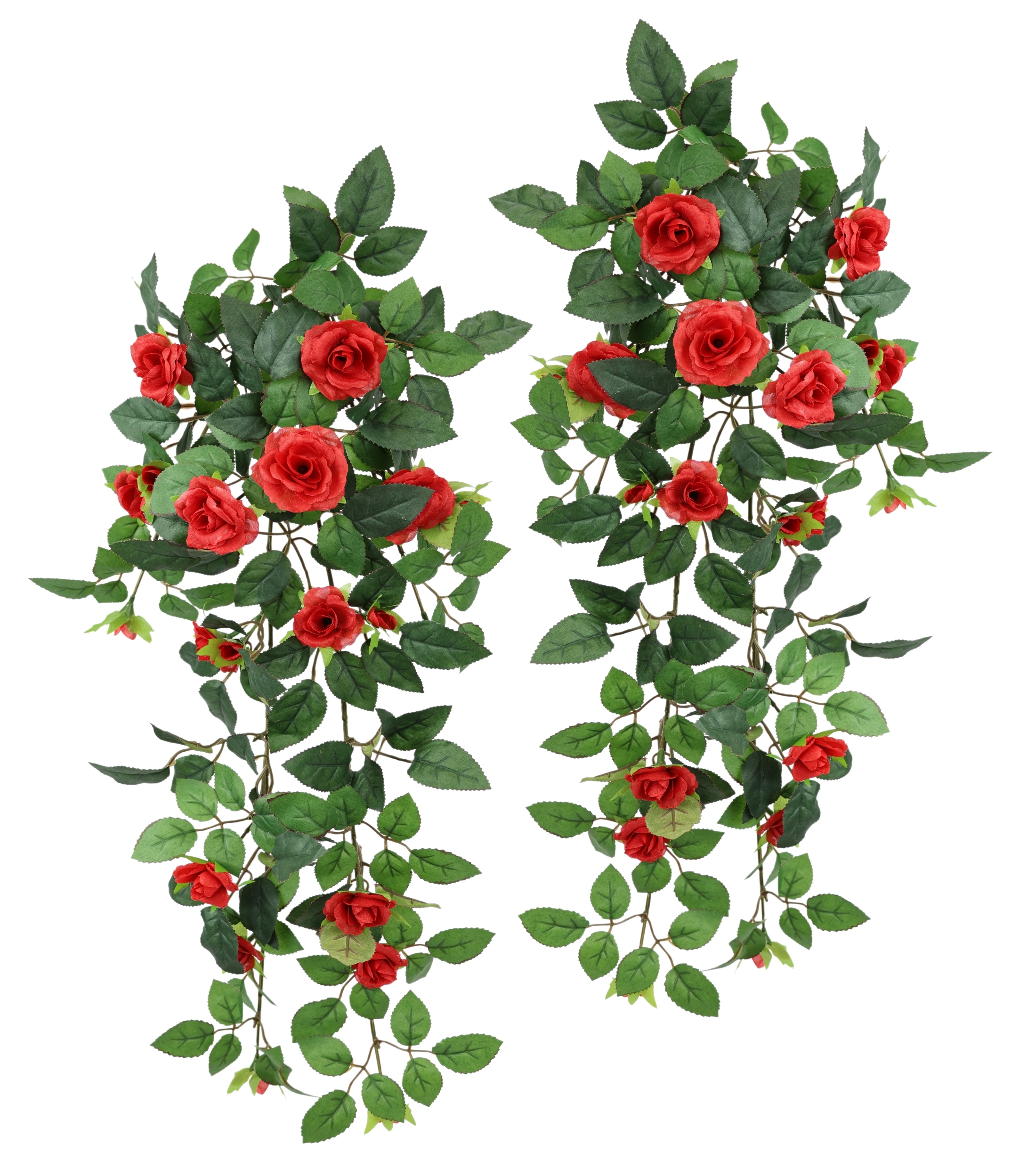 I.GE.A. Kunstblume »Künstlicher Rosenhänger«, Rosenranke Rosenbogen Rosen Blume Rosengirlande Deko Busch