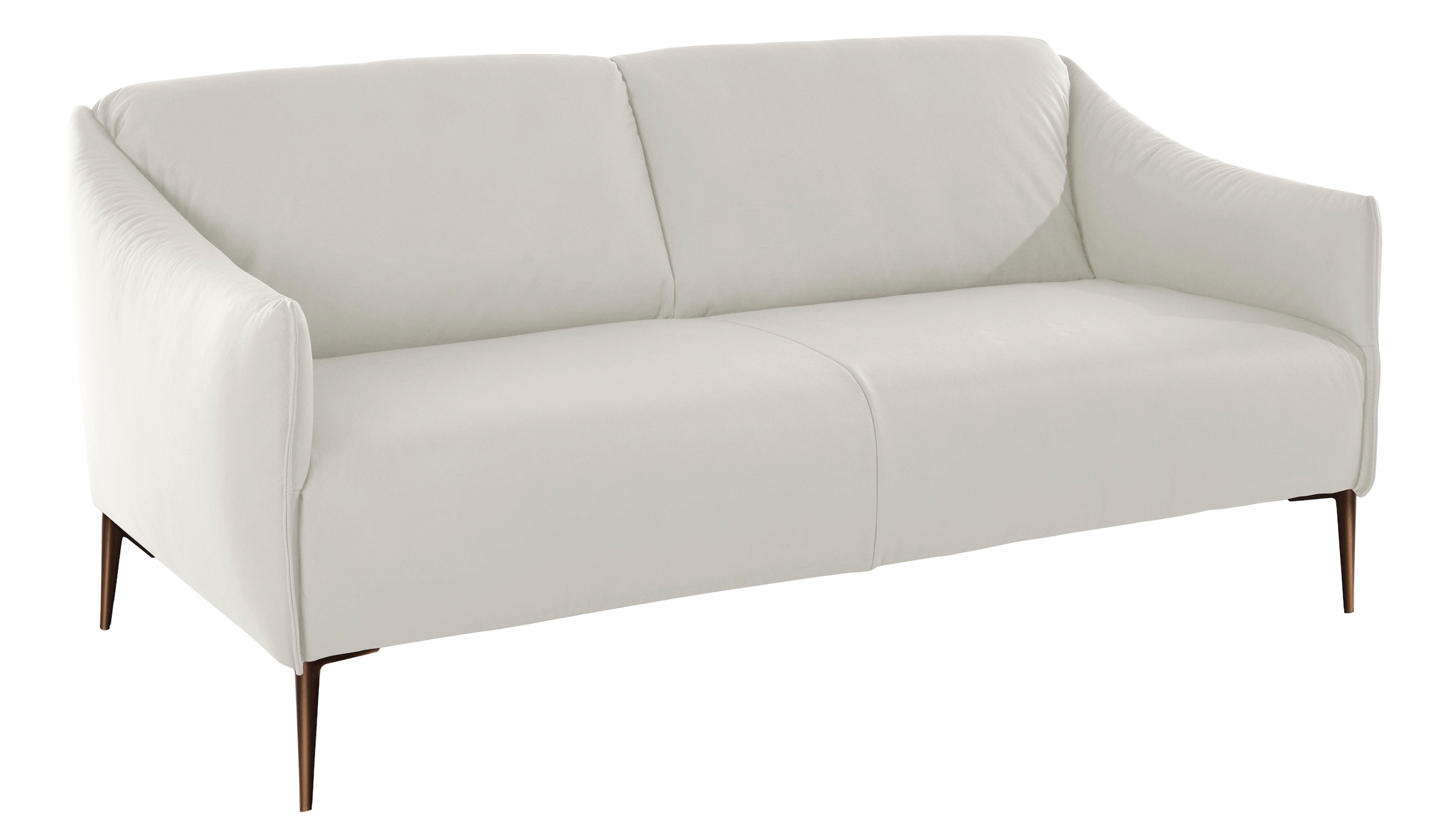 W.SCHILLIG 2,5-Sitzer »sally« mit Metallfüßen in Bronze pulverbeschichtet, Breite 174 cm