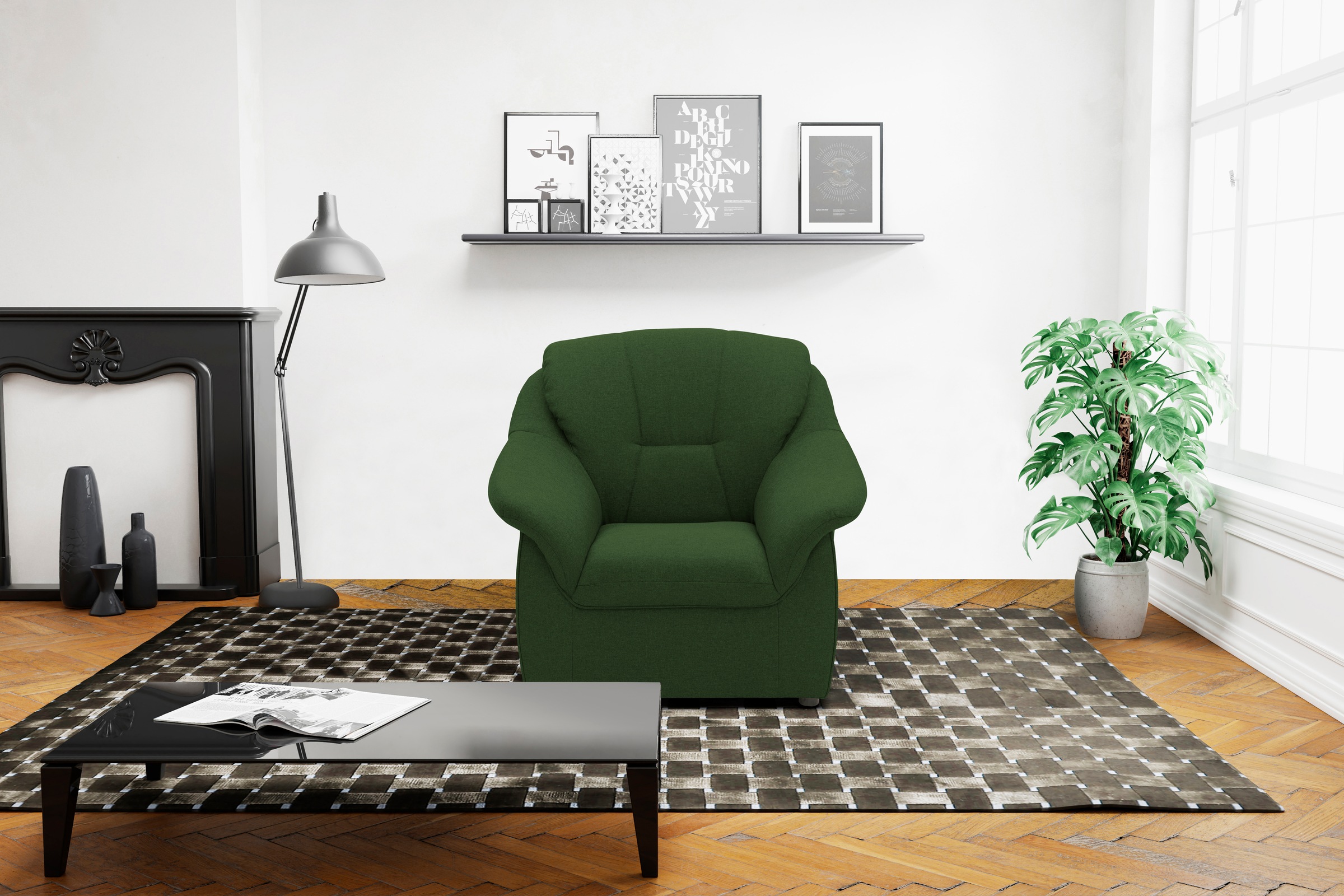 DOMO collection Sessel »Faenza für kleine Räume, zeitlos und elegant, kompa günstig online kaufen