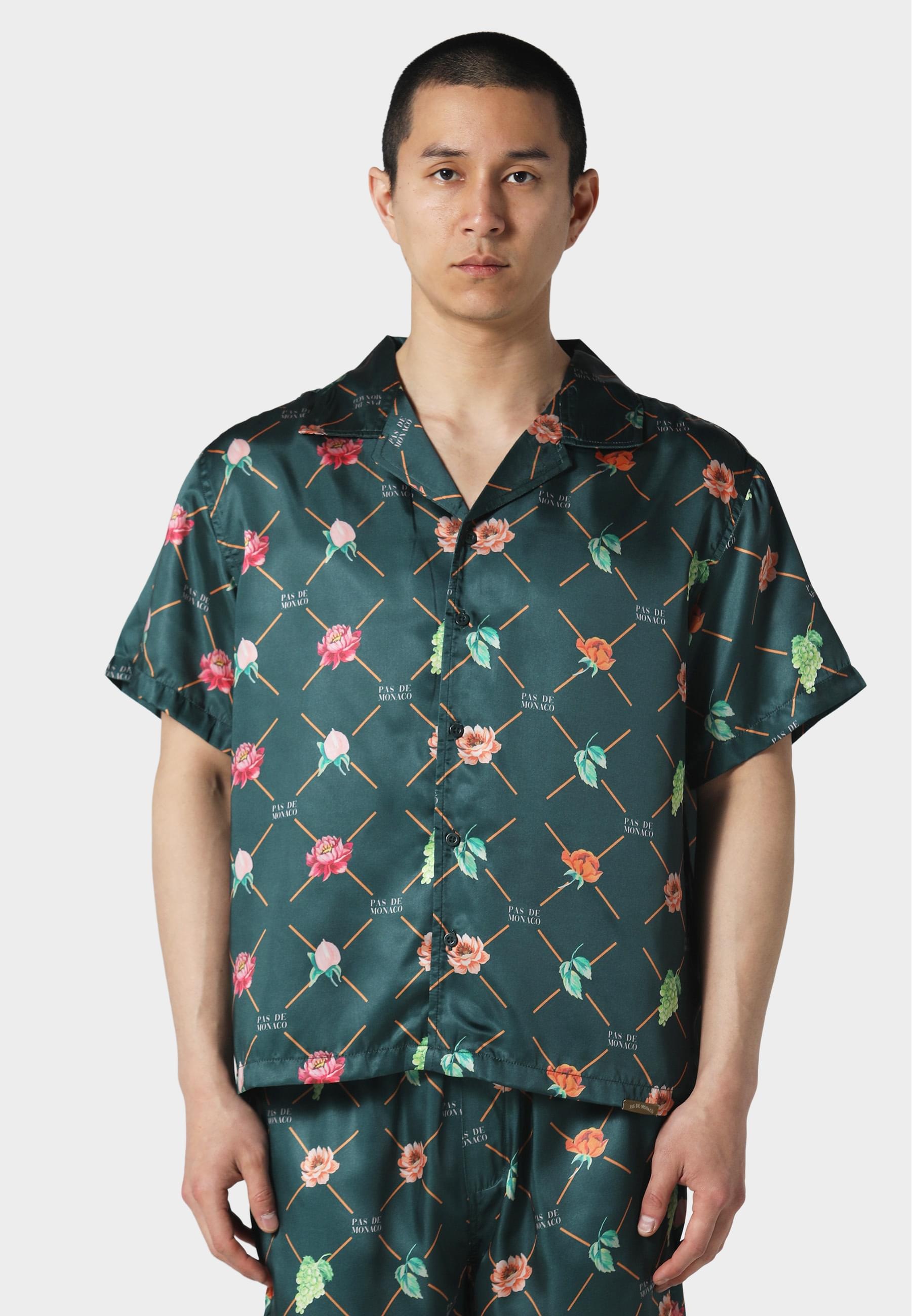 Pas De Monaco Langarmhemd »Pas De Monaco FRUIT MONOGRAM CUBAN SHIRT« 1 Stk.