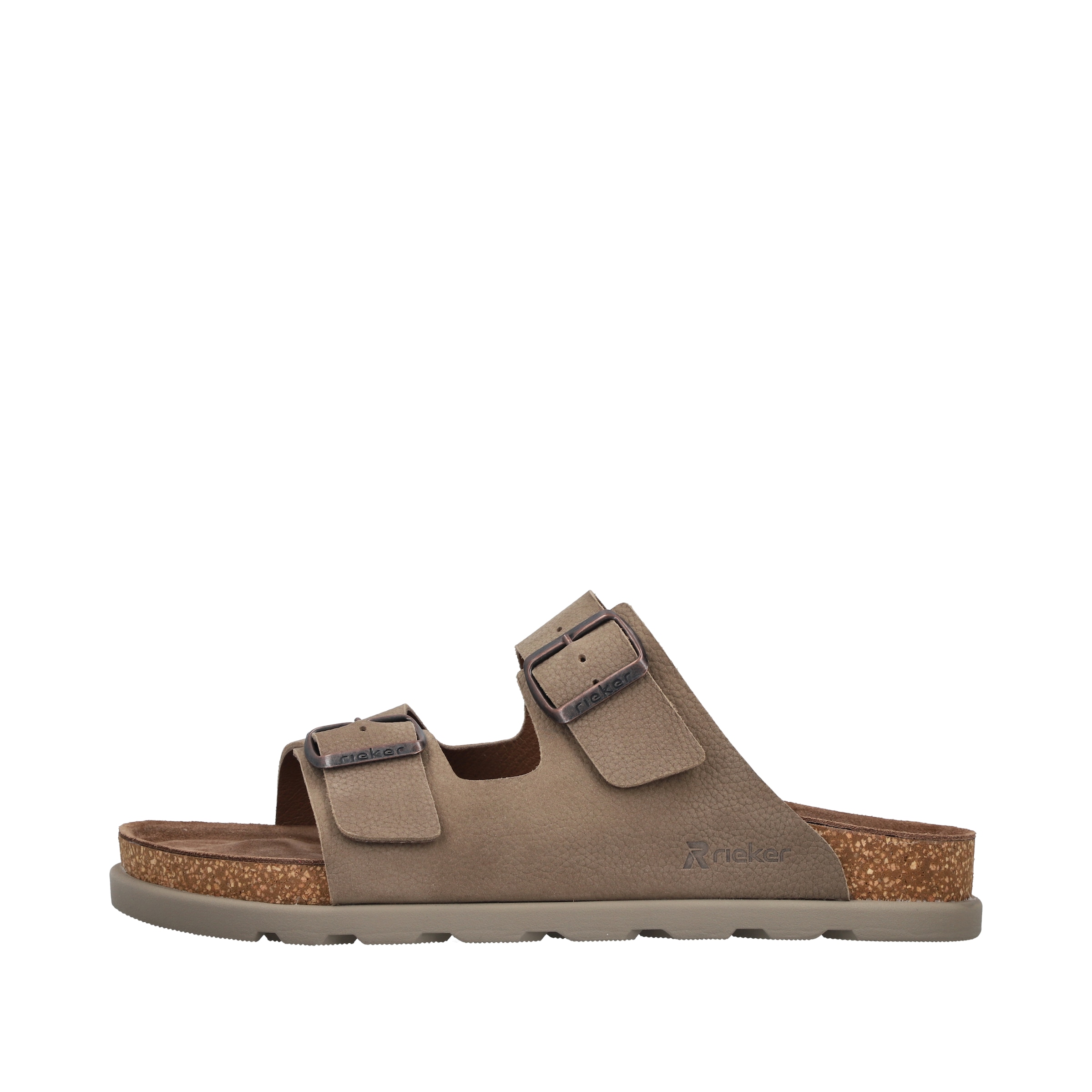 Rieker Pantolette  Sommerschuh, Strandschuh, Hausschuh mit bequemem Fußbett