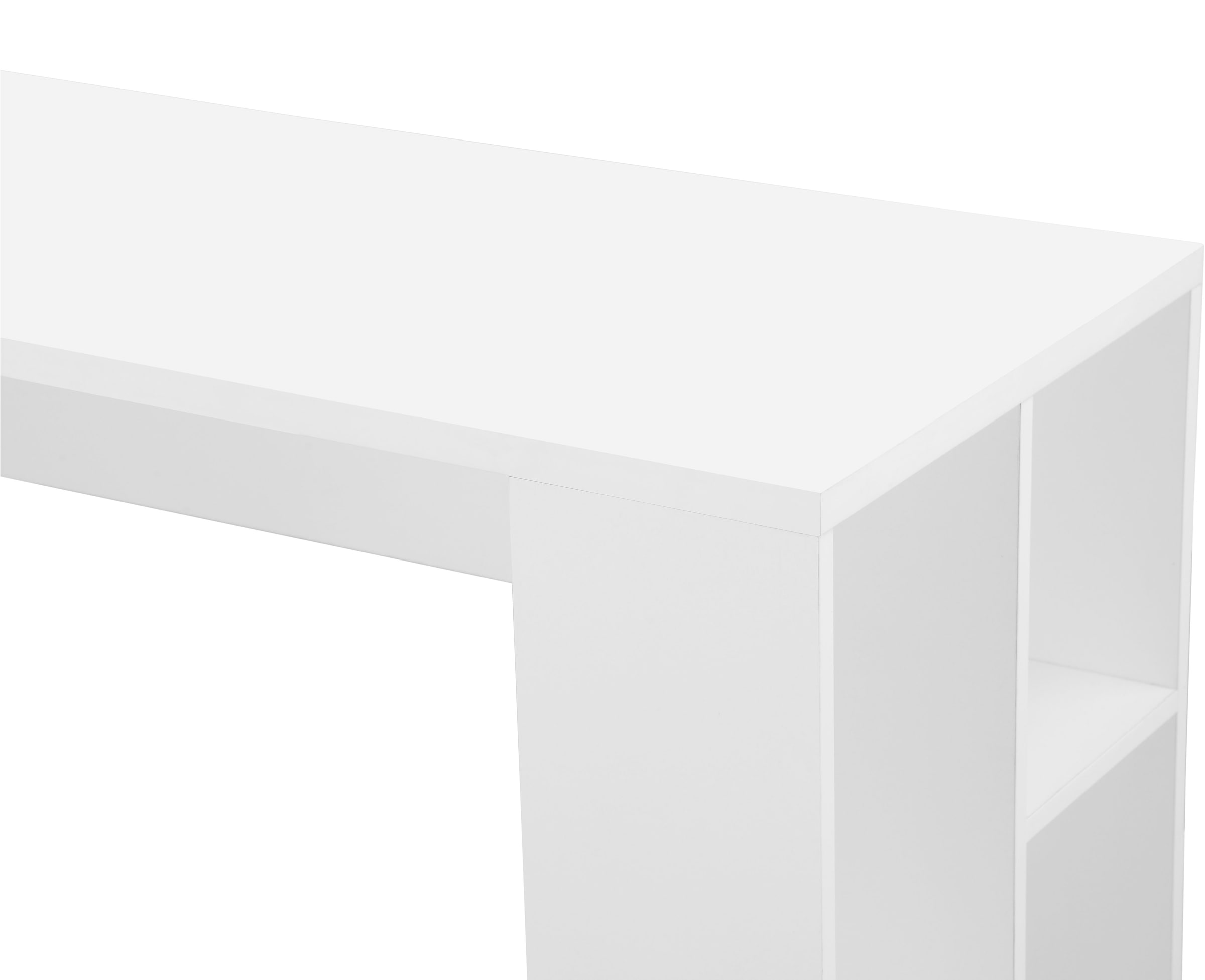 INOSIGN Schreibtisch »Ezzell«, seitlich 4 offene Fächer, kratzfeste Beschichtung, Breite 120 cm