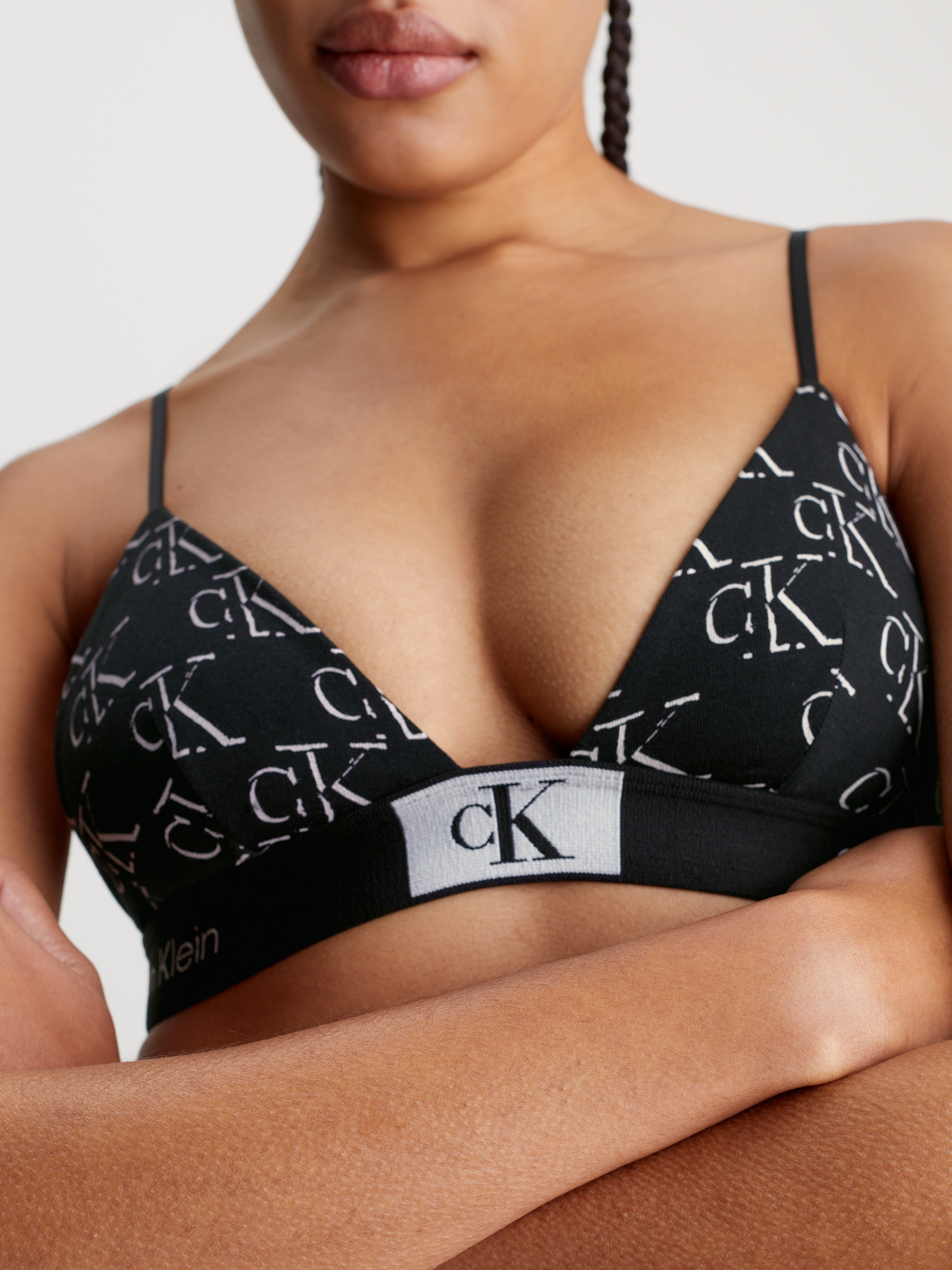Calvin Klein Underwear Bralette-BH »UNLINED TRIANGLE«, mit klassischem CK-Logobund