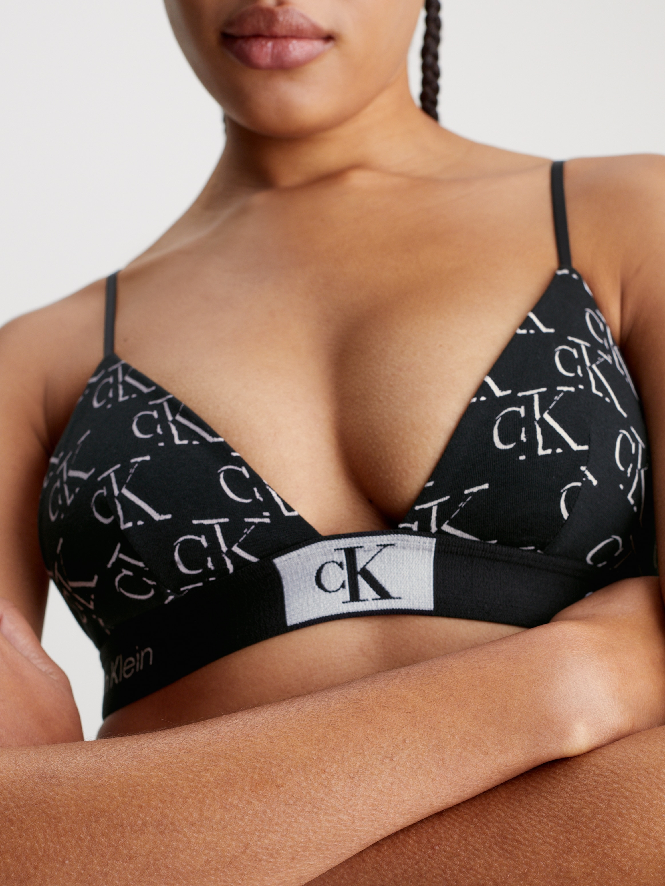 Calvin Klein Underwear Triangel-BH »UNLINED TRIANGLE«, mit Logoschriftzügen auf dem Unterband