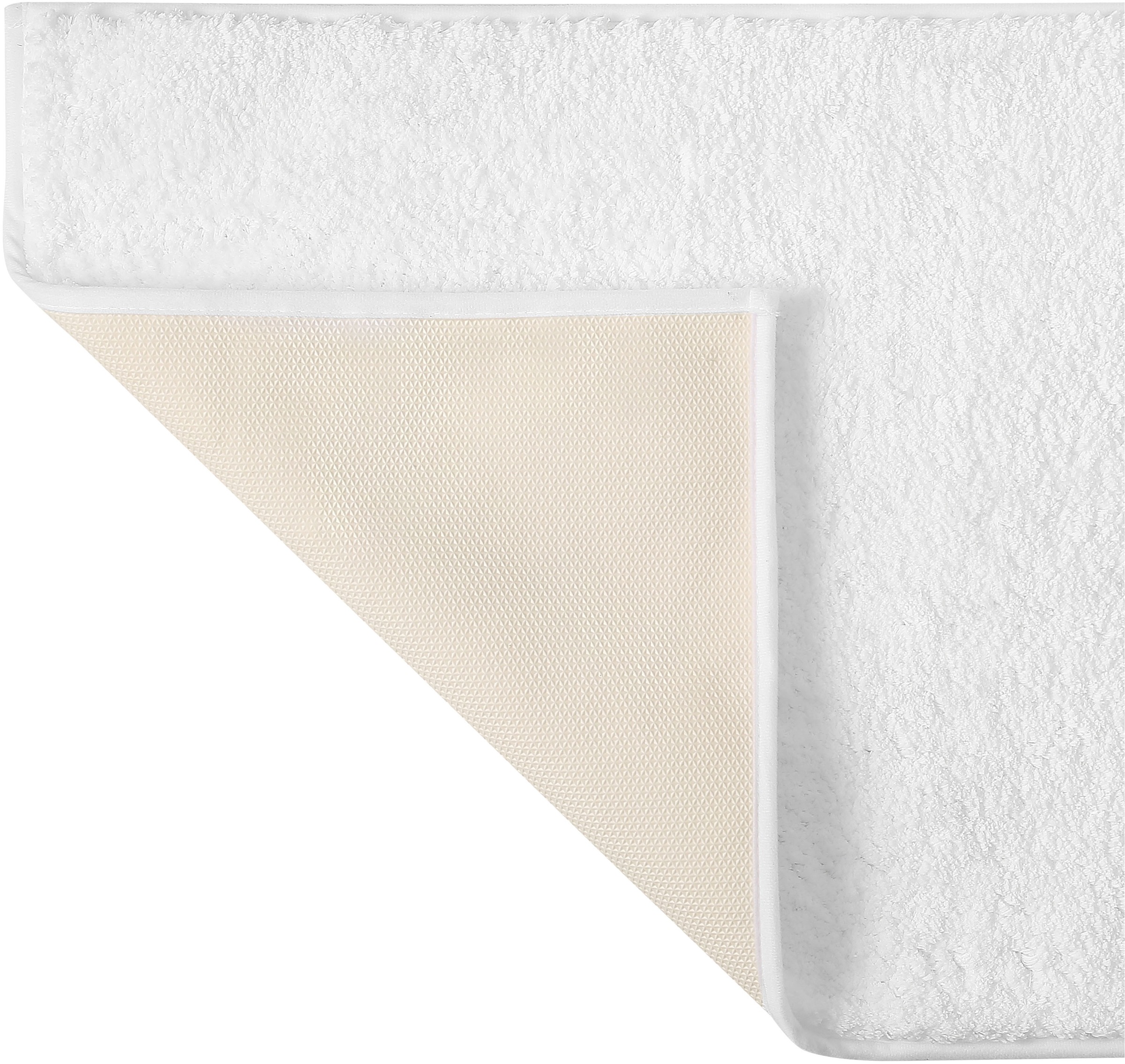 my home Badematte »Juna, Badteppich«, rutschhemmend beschichtet, fußbodenheizungsgeeignet-strapazierfähig, besonders weich, Badematten, unifarben