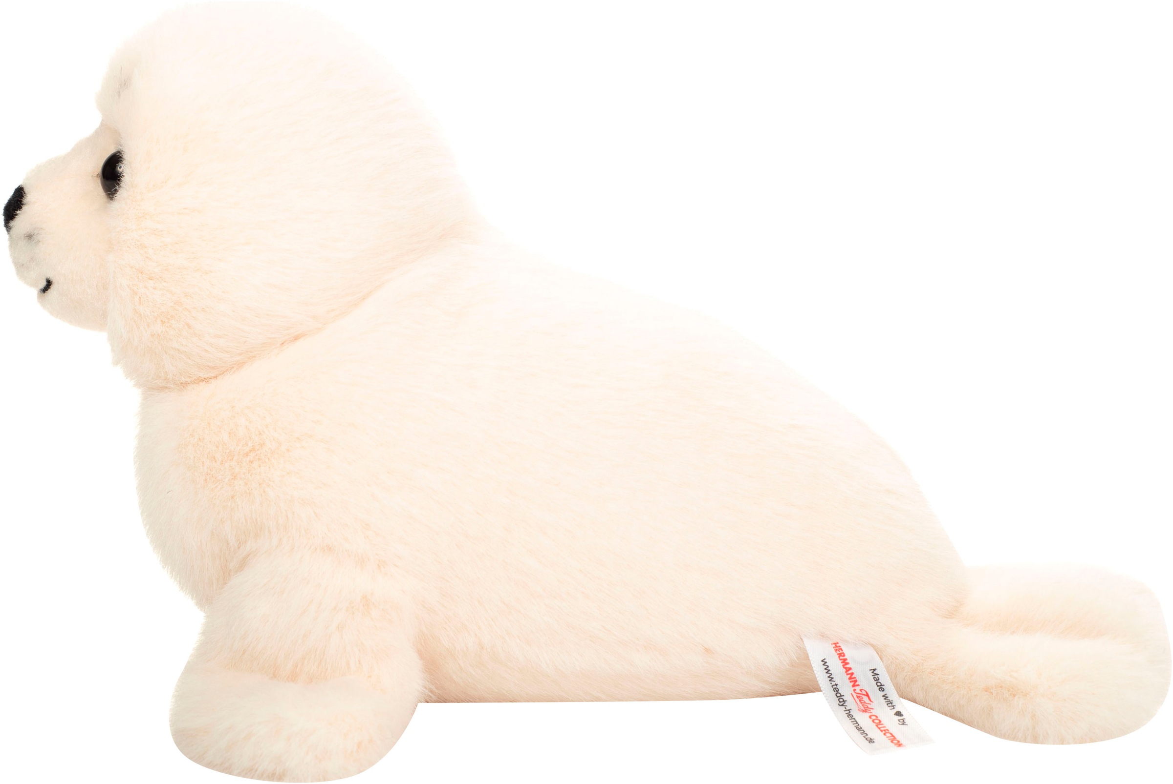 Teddy Hermann® Kuscheltier »Robbe, weiß, 25 cm« zum Teil aus recyceltem Material